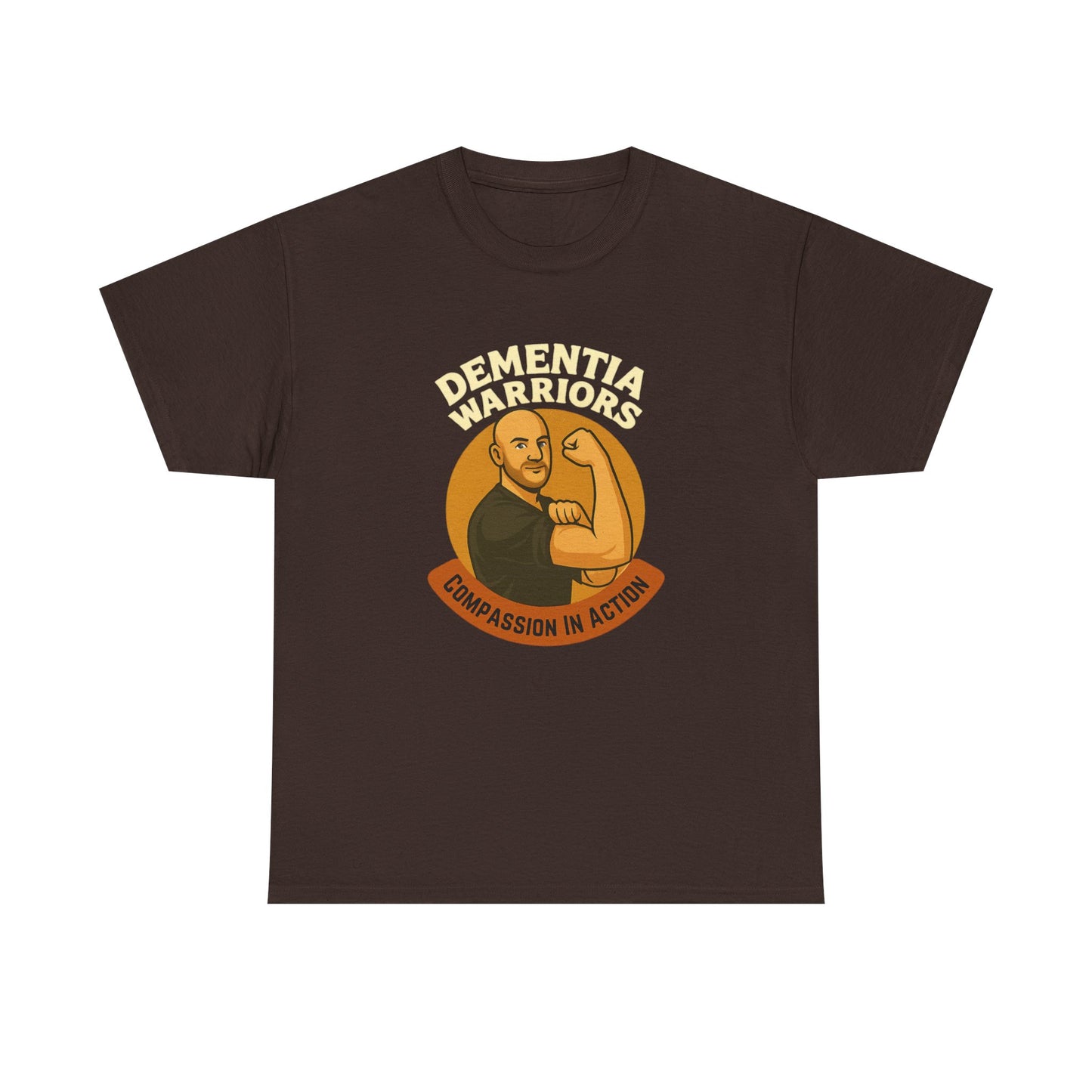 Dementia Warriors Unisex Tee, Compassion in Action Shirt, Male Nursing Gift, Moonwoven by Luna Design, Care Givers Collection