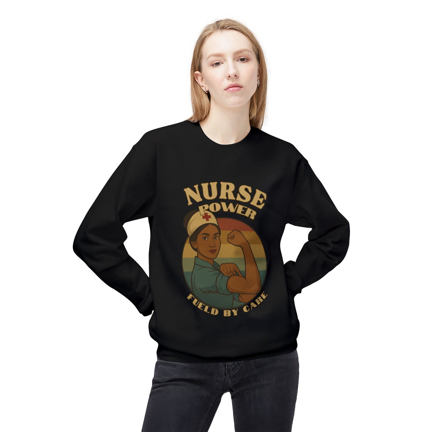 Nurse Power Sweatshirt - Celebrate Caregivers, Inspirational Gift for Nurses, Healthcare Worker Apparel, Cute Nurse Sweatshirt, Gift [...]
