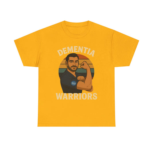 Dementia Warriors Unisex Heavy Cotton Tee - Support Awareness, Gift for Caregivers, Everyday Wear, Fundraiser Event