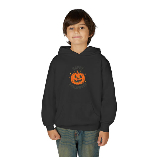 Vintage Pumpkin Halloween Hoodie, Black and Orange School Day Sweatshirt, Fall Festival Jumper, Kids Trick or Treat Pullover, Spooky Autumn