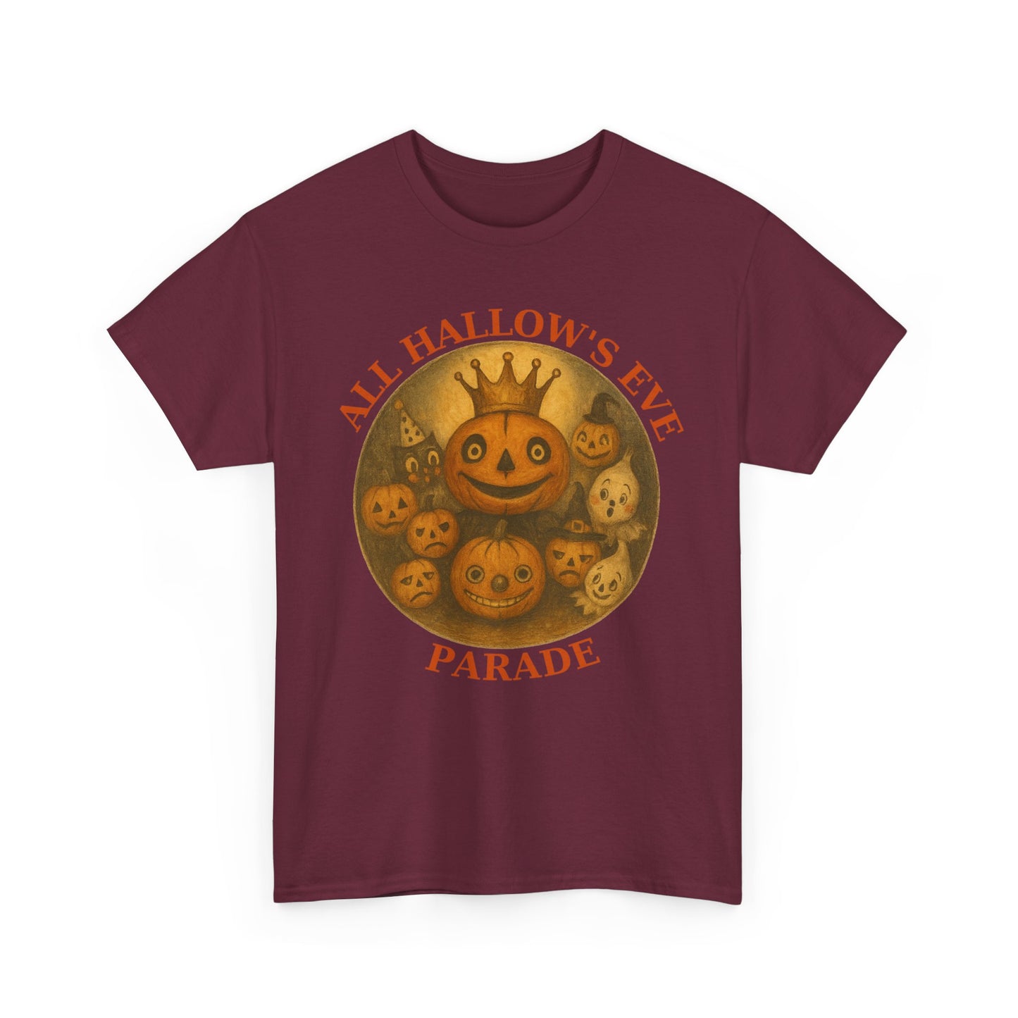 Pumpkin Mischief, Unisex Tee, Halloween Shirt, All Hallow's Eve Parade T-Shirt, Moonwoven Design, Halloween Costume Top