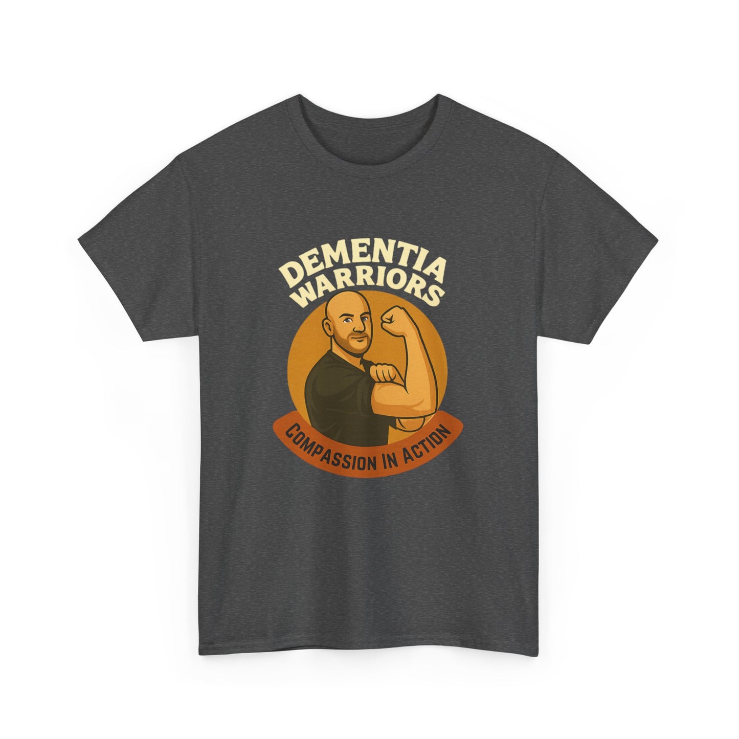 Dementia Warriors Unisex Tee, Compassion in Action Shirt, Male Nursing Gift, Moonwoven by Luna Design, Care Givers Collection