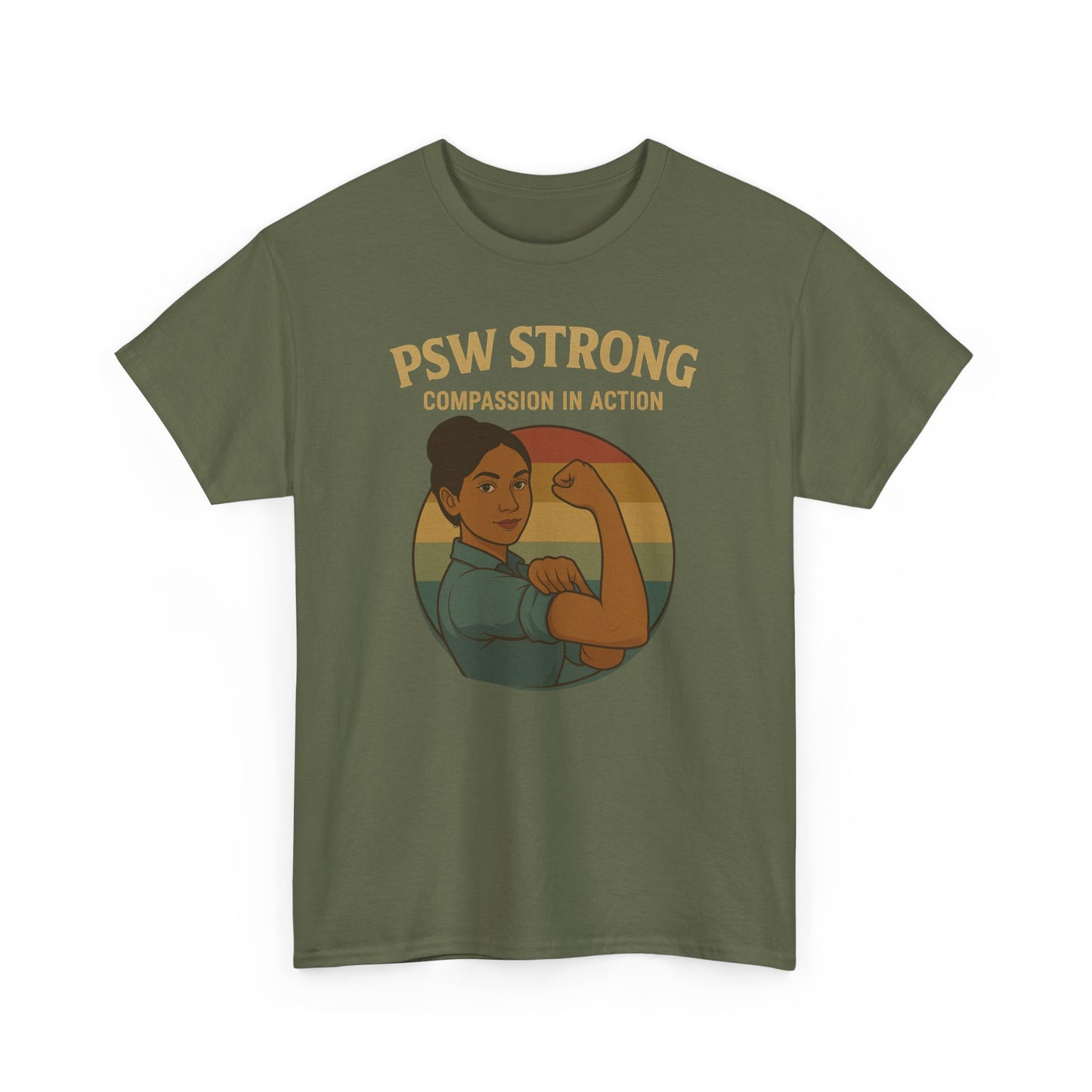 PSW Strong Unisex Tee | Compassion in Action Shirt, Motivational Apparel, Gift for Caregivers, Casual Wear, Inspirational Fashion, [...]