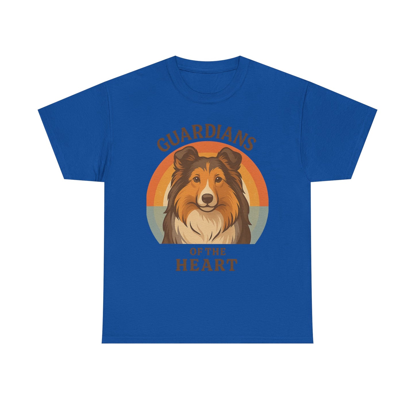 Sheltie Lovers Cotton Tee, Pet Owner Gift Shirt, Cute Animal Tee, Dog Lover Apparel, Funny Pet T-Shirt, Guardians of the Heart Design
