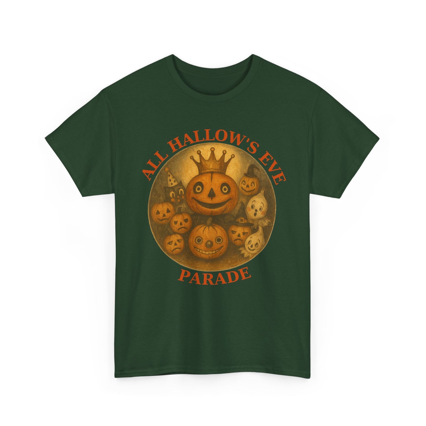 Pumpkin Mischief Unisex Tee, Halloween Shirt, All Hallow's Eve Parade T-Shirt, Moonwoven Design, Halloween Costume Top