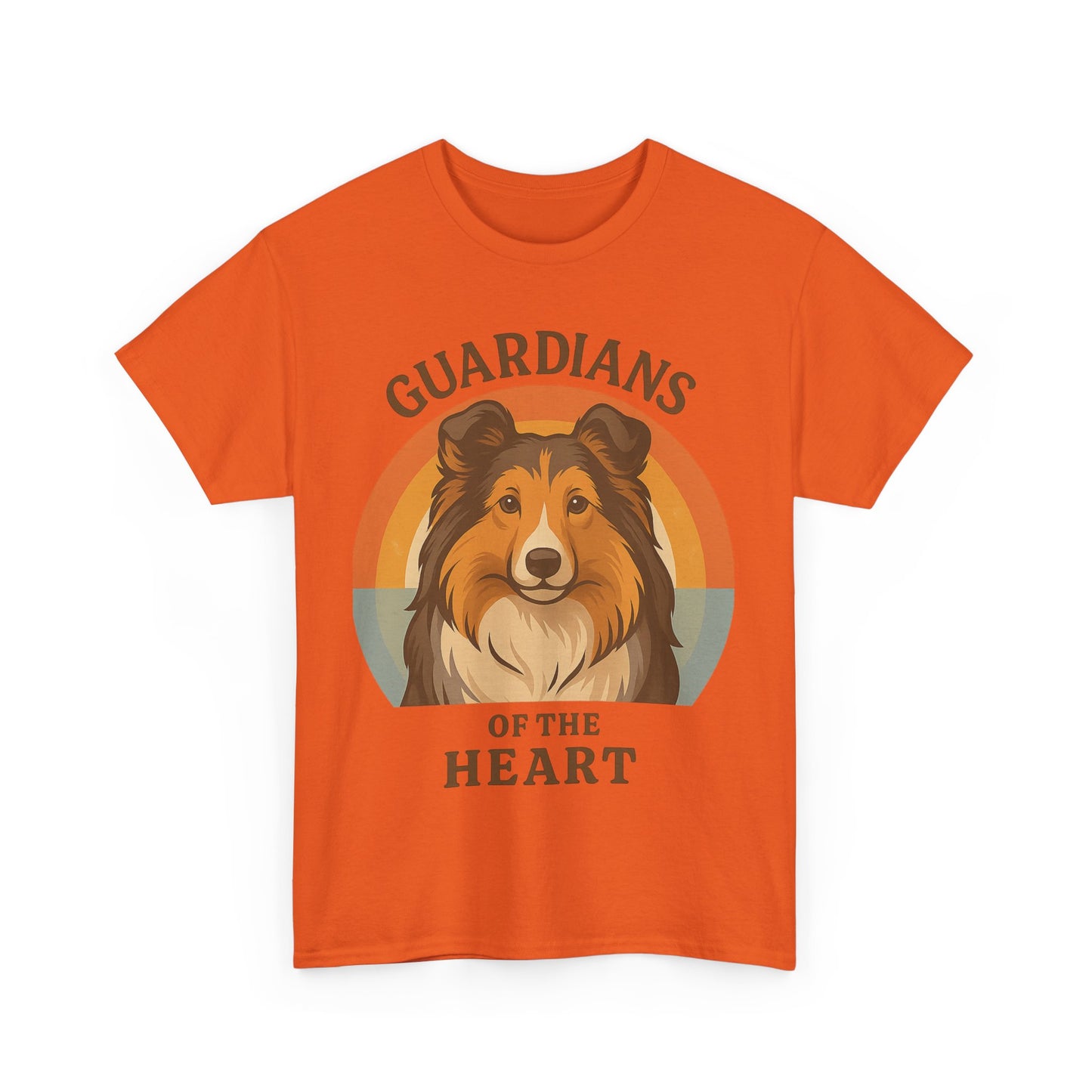 Sheltie Lovers Cotton Tee, Pet Owner Gift Shirt, Cute Animal Tee, Dog Lover Apparel, Funny Pet T-Shirt, Guardians of the Heart Design