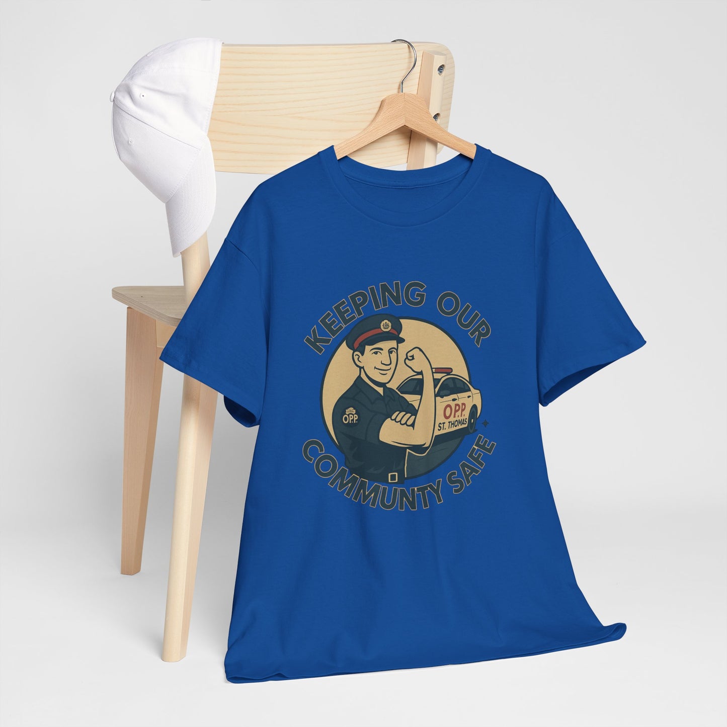 St. Thomas OPP ,Community Safety Unisex Heavy Cotton Tee, Casual Wear, Gift for Safety Advocates, Community Event Shirt, Fundraiser Apparel, Everyday [...]