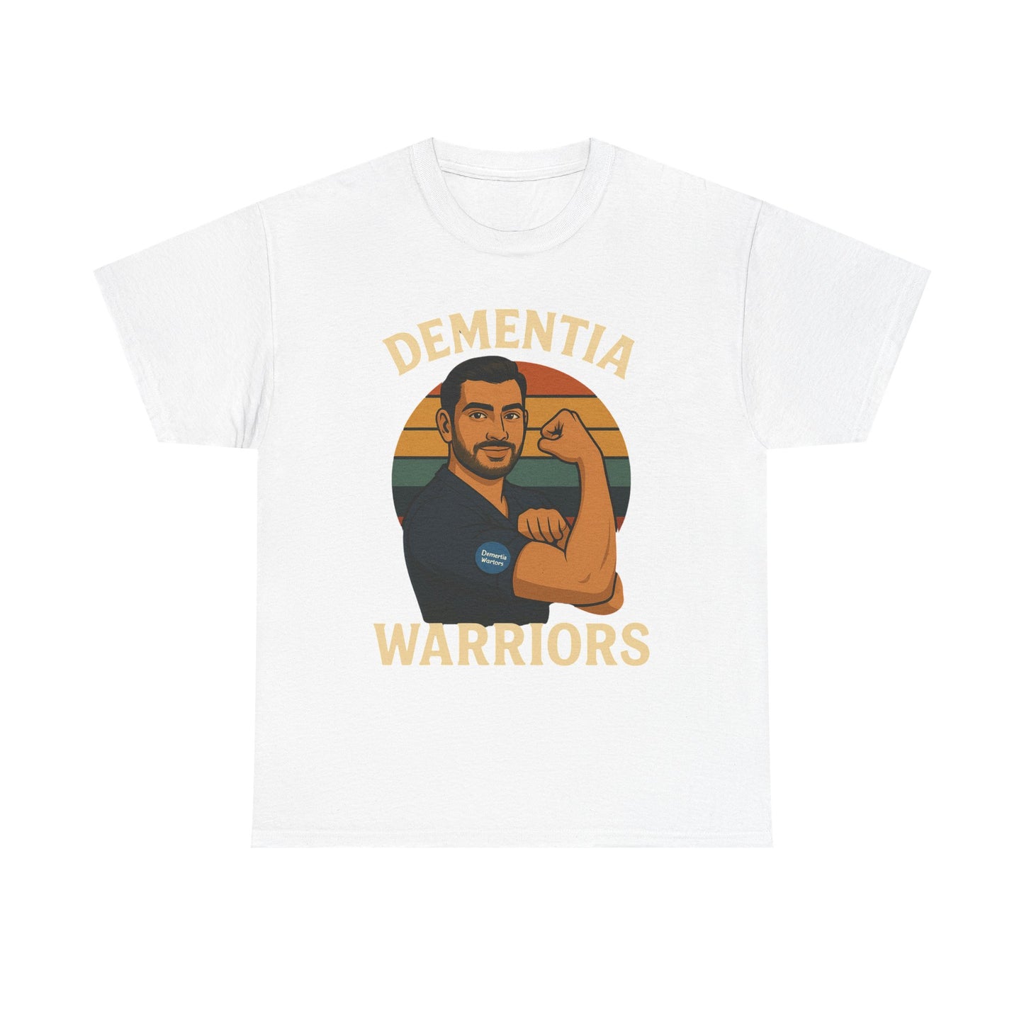 Dementia Warriors Unisex Heavy Cotton Tee - Support Awareness, Gift for Caregivers, Everyday Wear, Fundraiser Event
