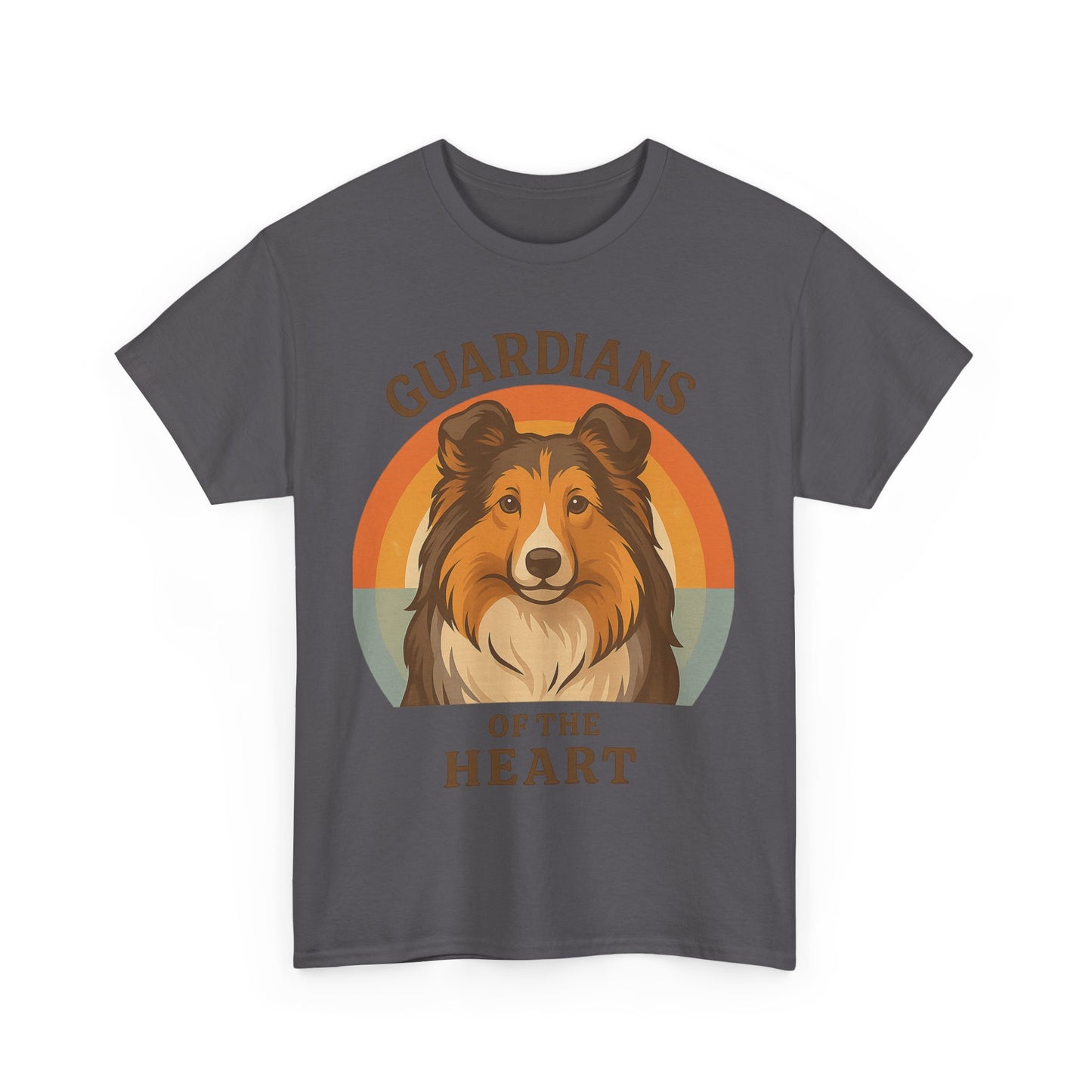 Sheltie Lovers Cotton Tee, Pet Owner Gift Shirt, Cute Animal Tee, Dog Lover Apparel, Funny Pet T-Shirt, Guardians of the Heart Design