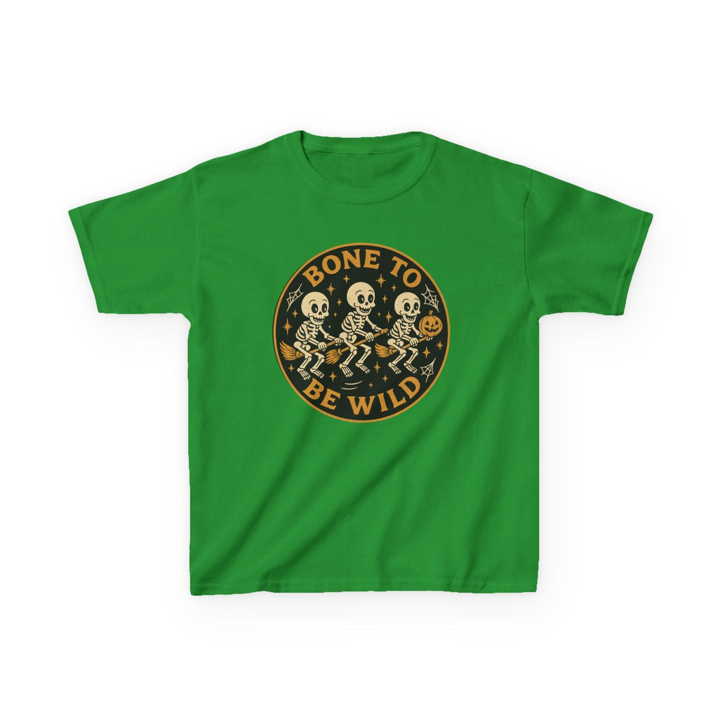 Kids Halloween Skeleton Tee - Bone to Be Wild, Fun T-Shirt for Kids, Halloween Costume Top, Spooky Party Wear, Kids Gift