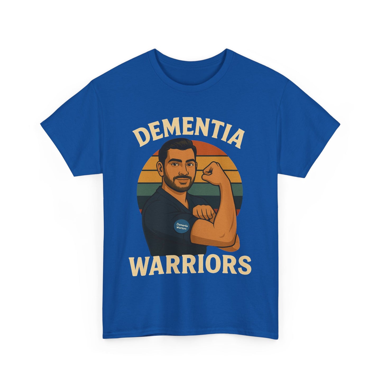 Dementia Warriors Unisex Heavy Cotton Tee - Support Awareness, Gift for Caregivers, Everyday Wear, Fundraiser Event