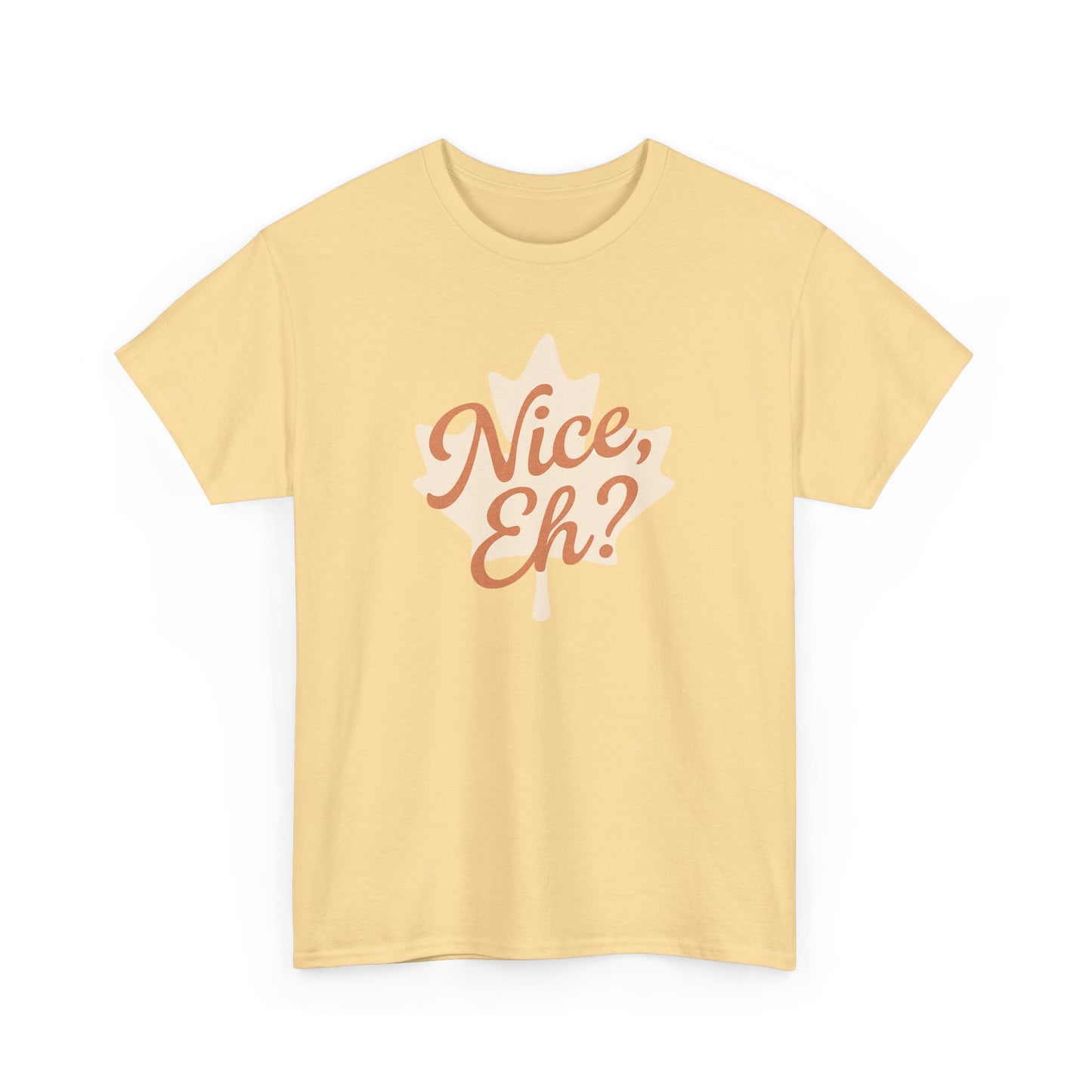 Canadian Leaf Unisex Tee, Nice Eh Party Chill Design by Moonwoven by Luna, Chill Canadian Collection, Gift for Canada Day, Maple Leaf Shirt,