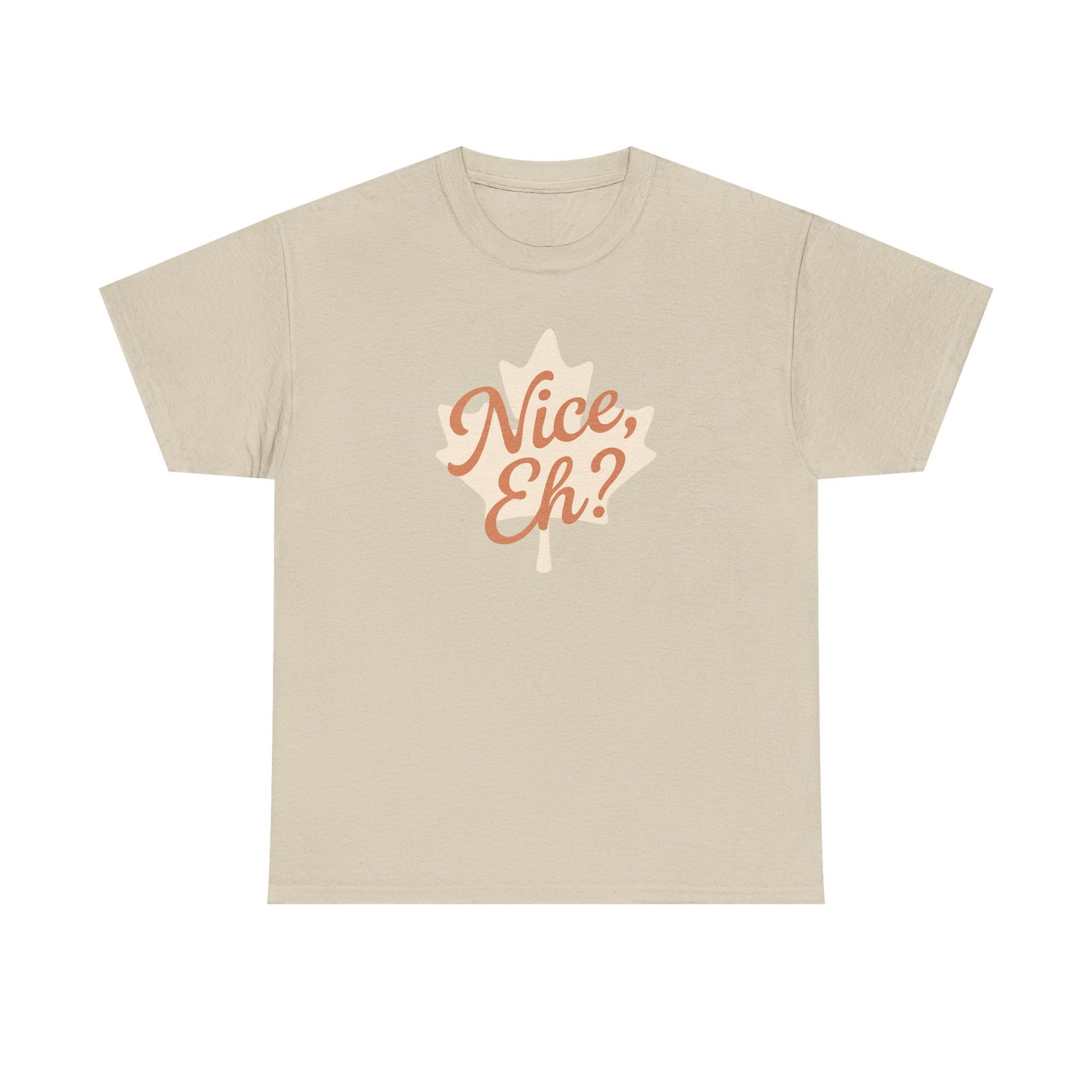 Canadian Leaf Unisex Tee, Nice Eh Party Chill Design by Moonwoven by Luna, Chill Canadian Collection, Gift for Canada Day, Maple Leaf Shirt,