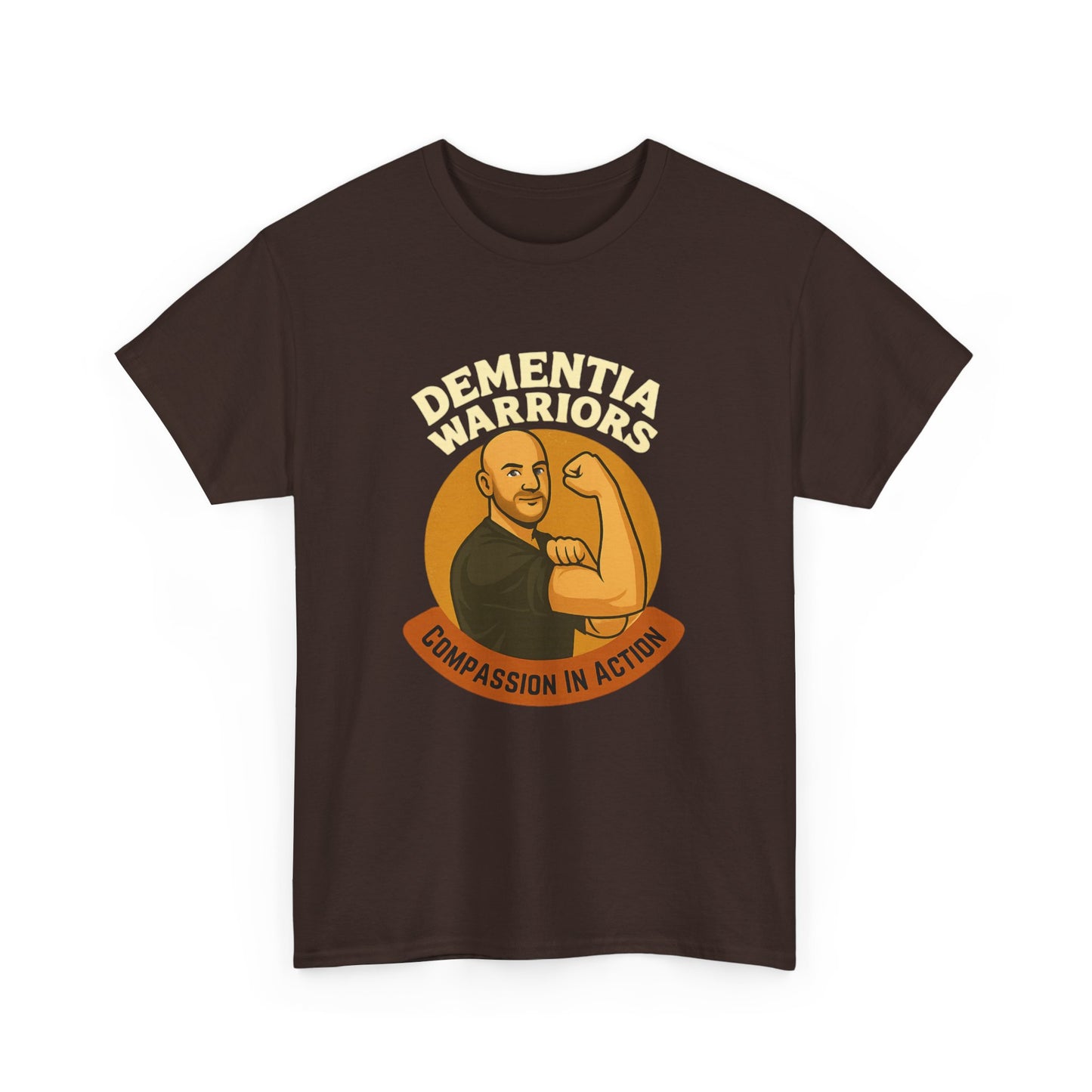 Dementia Warriors Unisex Tee, Compassion in Action Shirt, Male Nursing Gift, Moonwoven by Luna Design, Care Givers Collection