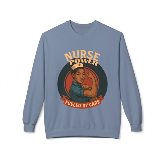 Nurse Power Fleece Sweatshirt, Nurse Appreciation Gift, Healthcare Worker Sweatshirt, Medical Crewneck, Inspirational Nurse Apparel, [...]