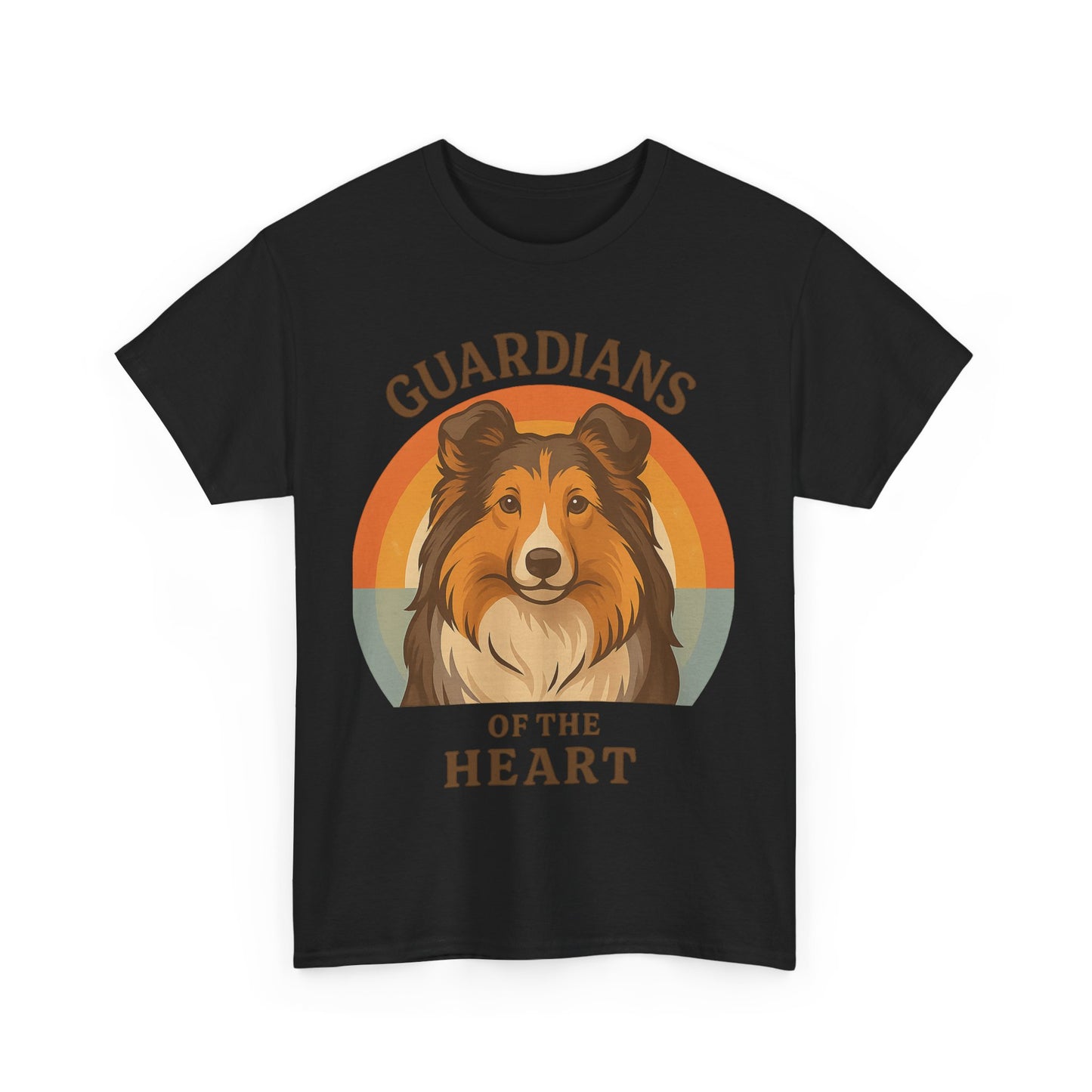 Sheltie Lovers Cotton Tee, Pet Owner Gift Shirt, Cute Animal Tee, Dog Lover Apparel, Funny Pet T-Shirt, Guardians of the Heart Design