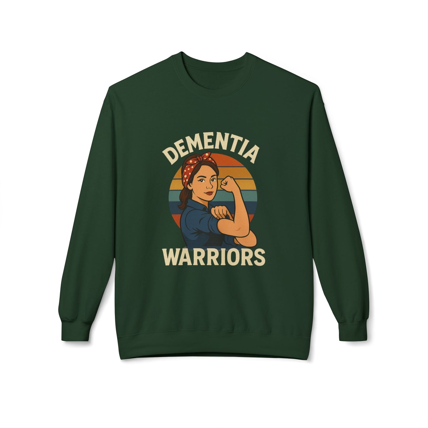 Dementia Warriors Sweatshirt, Awareness Apparel, Gifting for Caregivers, Supportive Unisex Clothing, Inspirational Crewneck, Social [...]