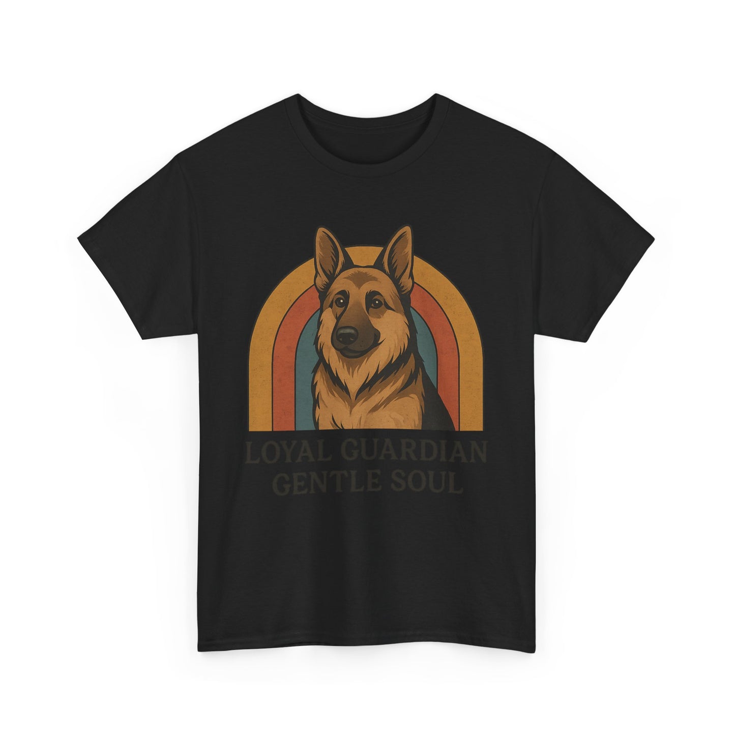 German Shepherd, Loyal Guardian Tee - Unisex Heavy Cotton Shirt, Perfect for Dog Lovers, Animal Lovers, Casual Wear