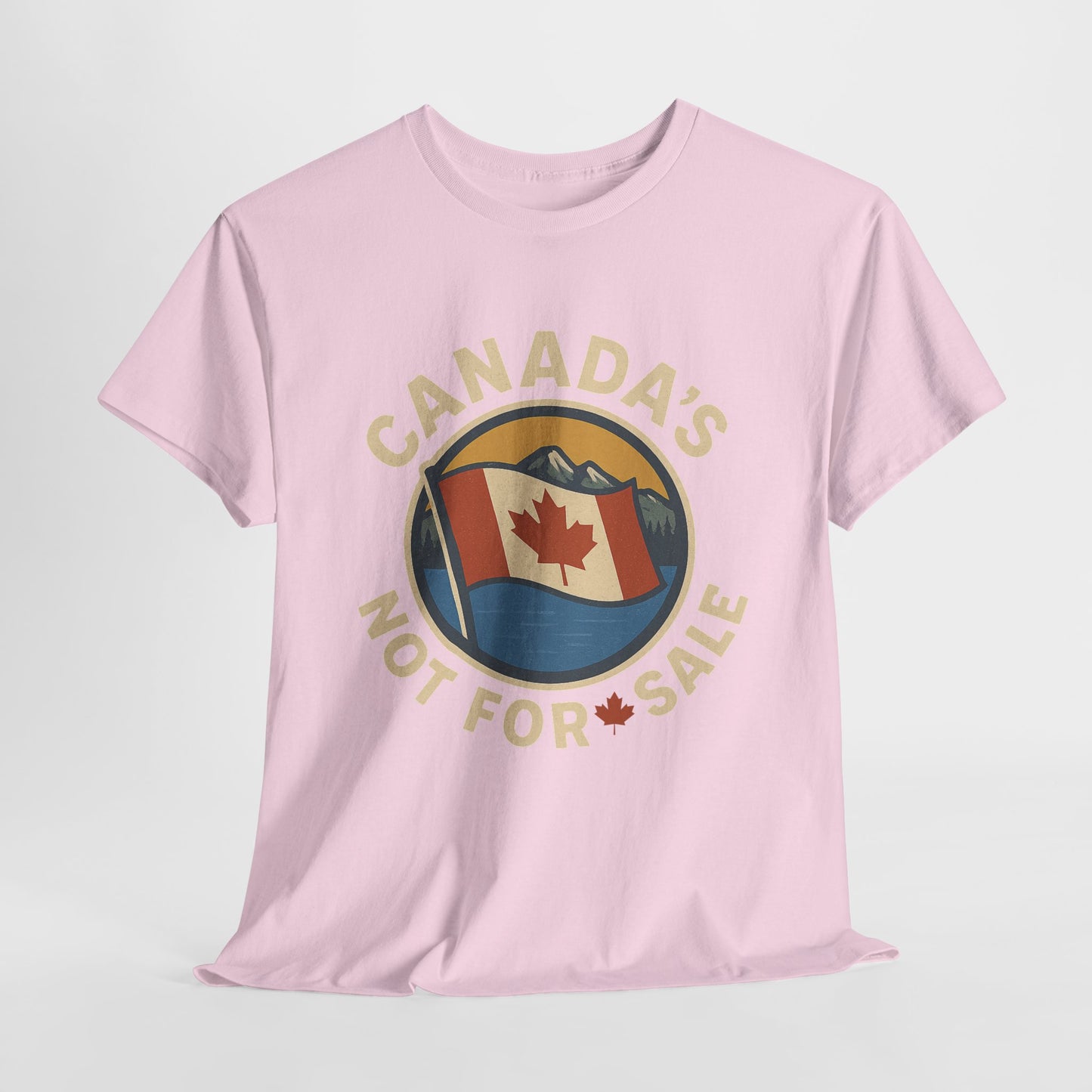 Canada's Not for Sale T-Shirt, Unisex Heavy Cotton Tee, Canadian Pride Top, Gift for Travelers, National Day Apparel, Vintage Canada Shirt