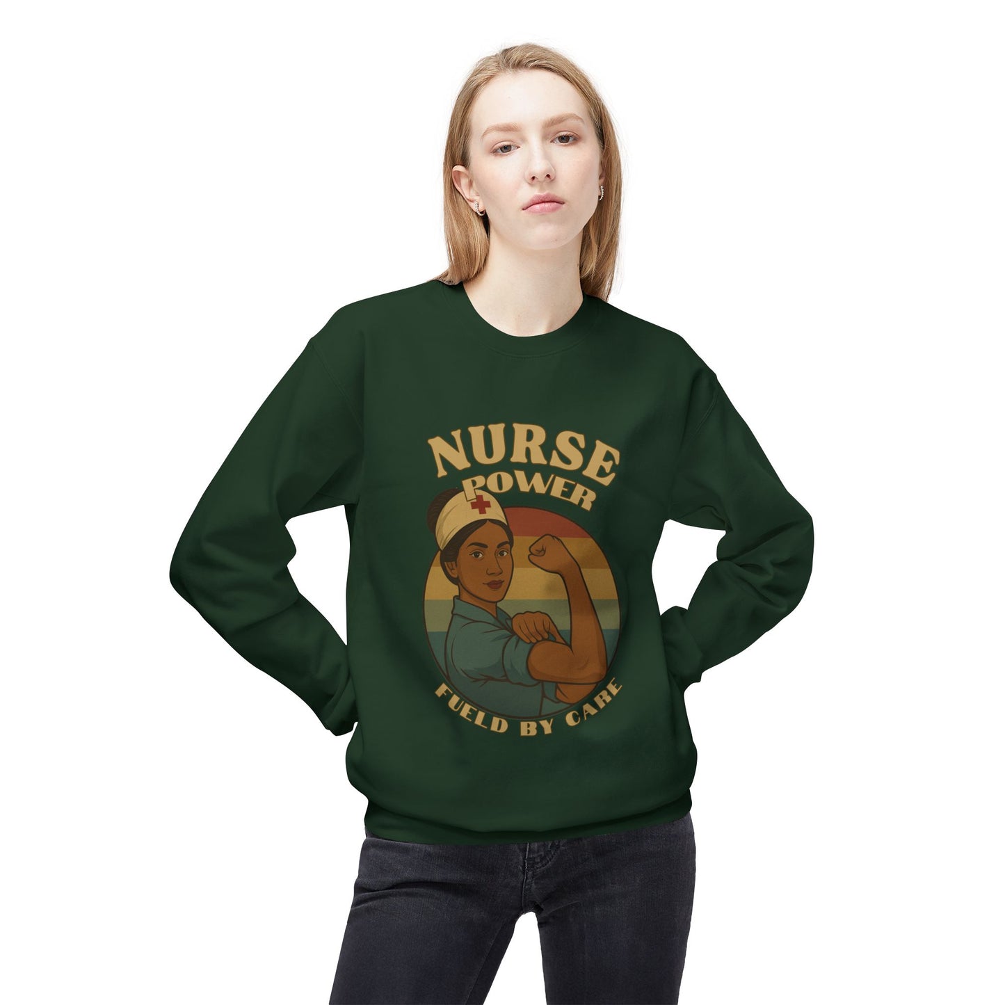 Nurse Power Sweatshirt - Celebrate Caregivers, Inspirational Gift for Nurses, Healthcare Worker Apparel, Cute Nurse Sweatshirt, Gift [...]