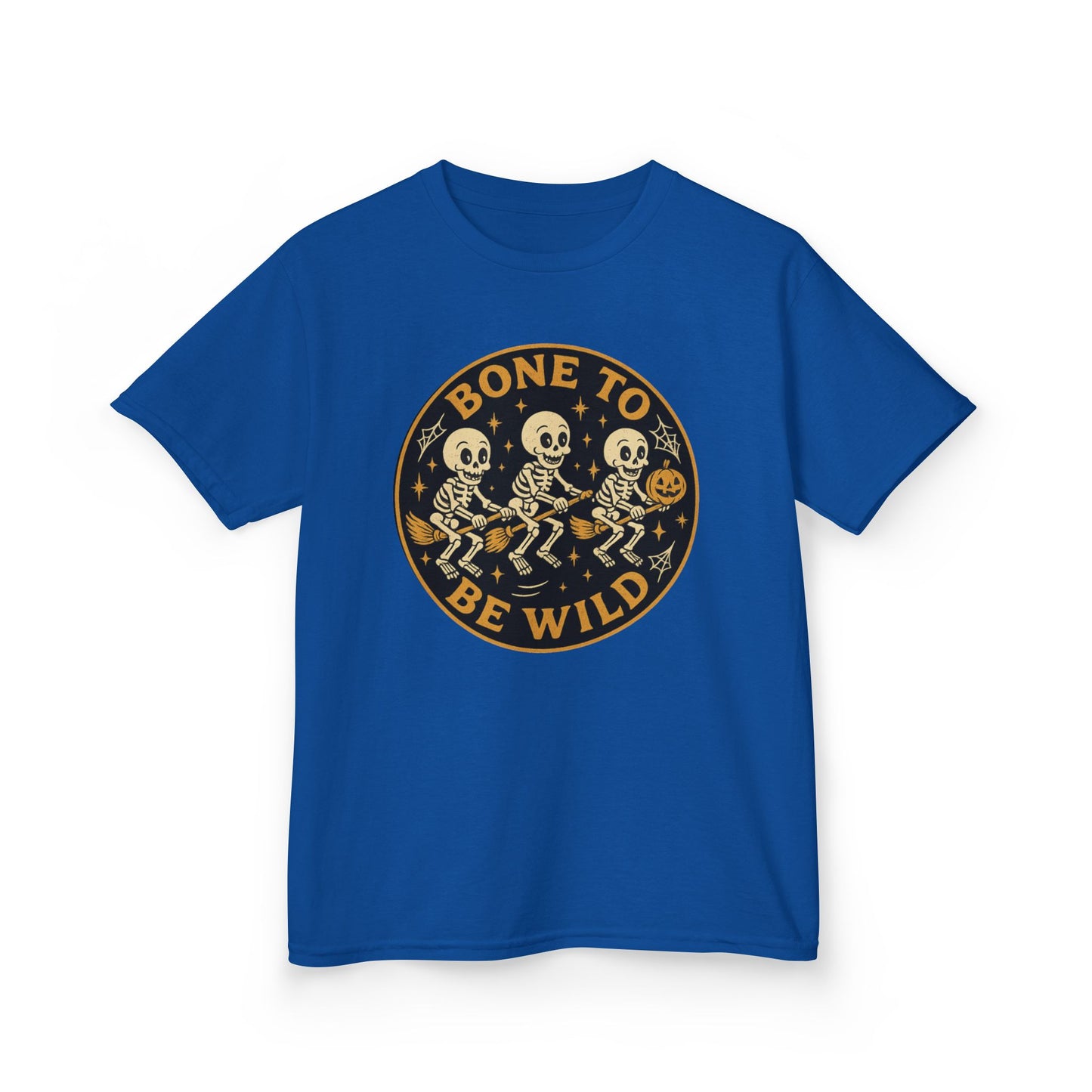 Kids Halloween Skeleton Tee - Bone to Be Wild, Fun T-Shirt for Kids, Halloween Costume Top, Spooky Party Wear, Kids Gift