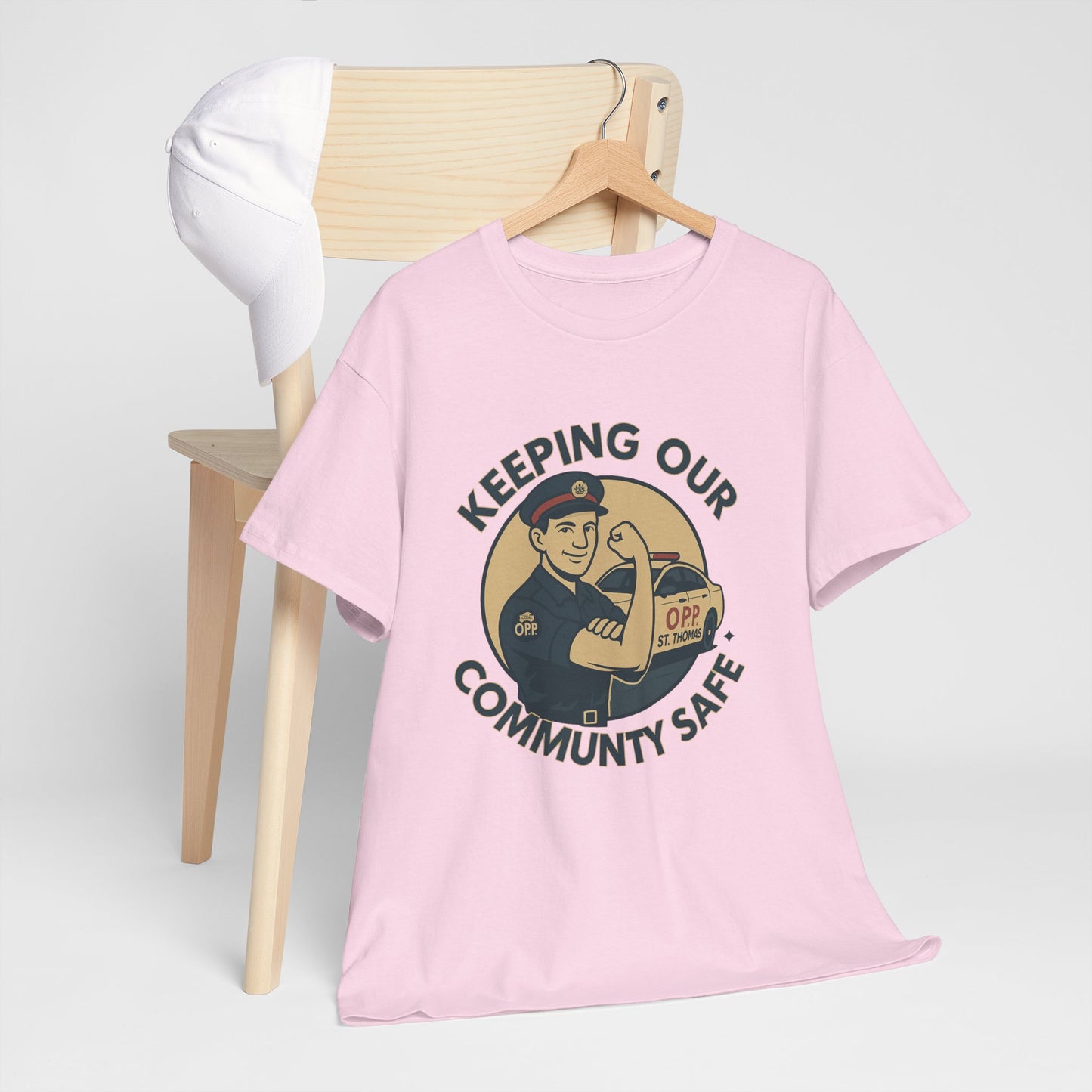 St. Thomas OPP ,Community Safety Unisex Heavy Cotton Tee, Casual Wear, Gift for Safety Advocates, Community Event Shirt, Fundraiser Apparel, Everyday [...]