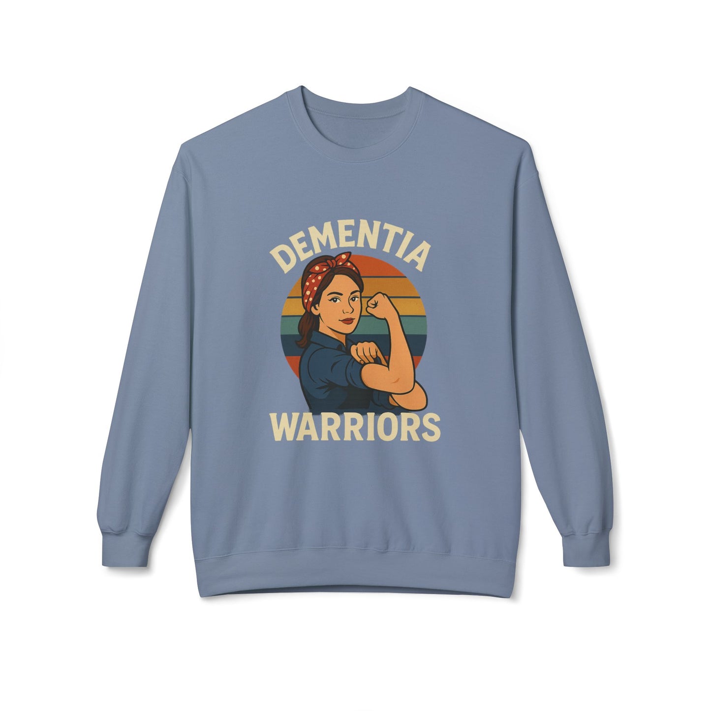 Dementia Warriors Sweatshirt, Awareness Apparel, Gifting for Caregivers, Supportive Unisex Clothing, Inspirational Crewneck, Social [...]