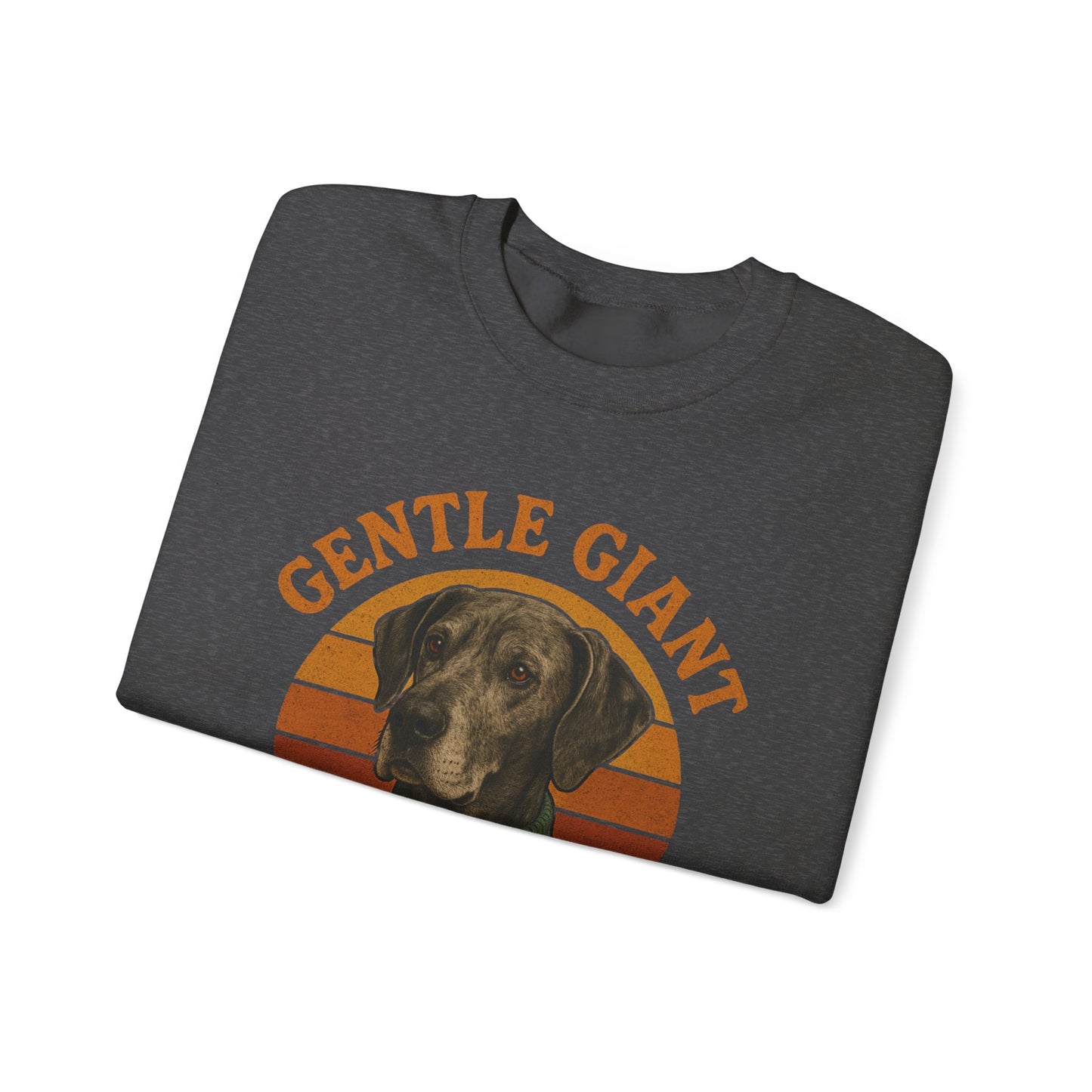 Great Dane, Gentle Giant Big Heart ,Unisex Heavy Blend™ Crewneck Sweatshirt