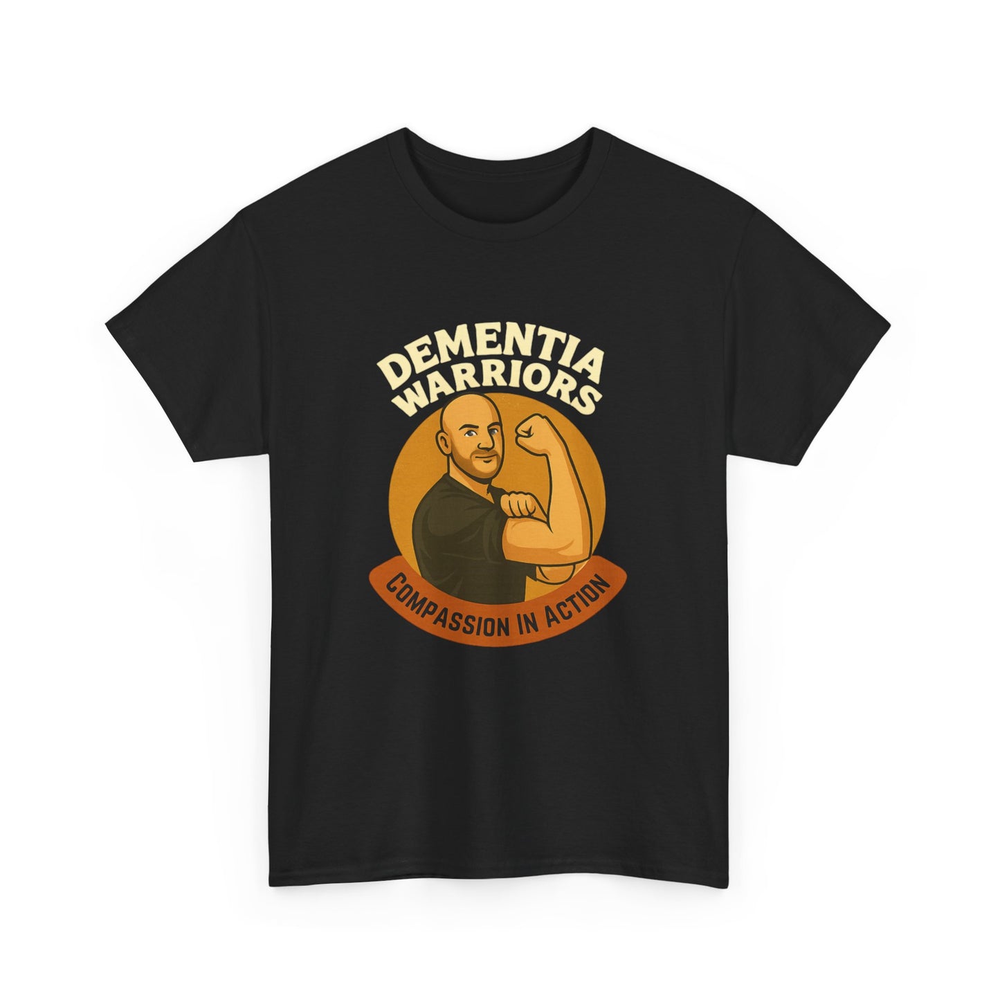 Dementia Warriors Unisex Tee, Compassion in Action Shirt, Male Nursing Gift, Moonwoven by Luna Design, Care Givers Collection