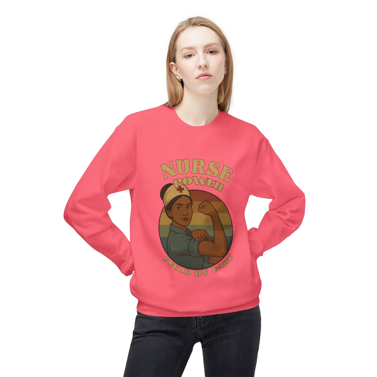 Nurse Power Sweatshirt - Celebrate Caregivers, Inspirational Gift for Nurses, Healthcare Worker Apparel, Cute Nurse Sweatshirt, Gift [...]