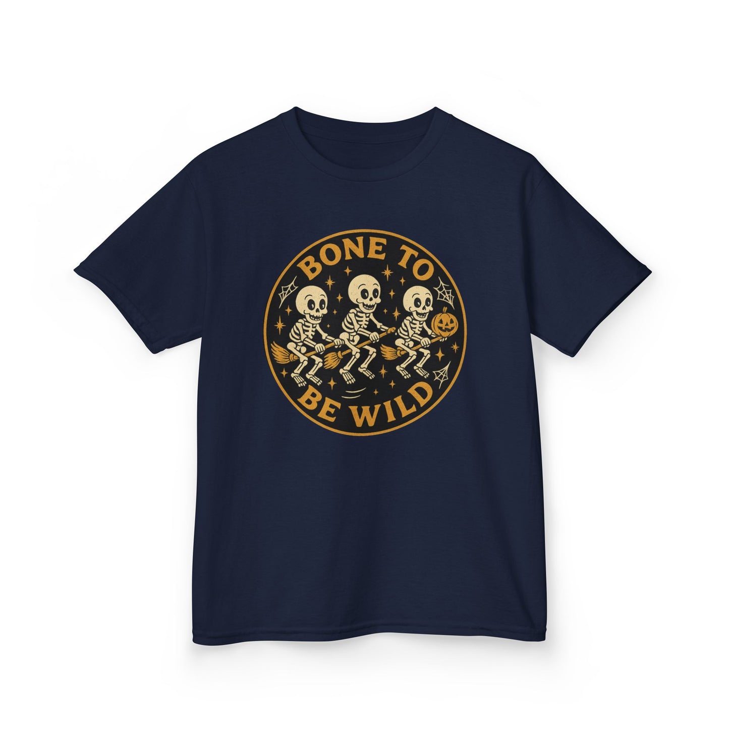 Kids Halloween Skeleton Tee - Bone to Be Wild, Fun T-Shirt for Kids, Halloween Costume Top, Spooky Party Wear, Kids Gift