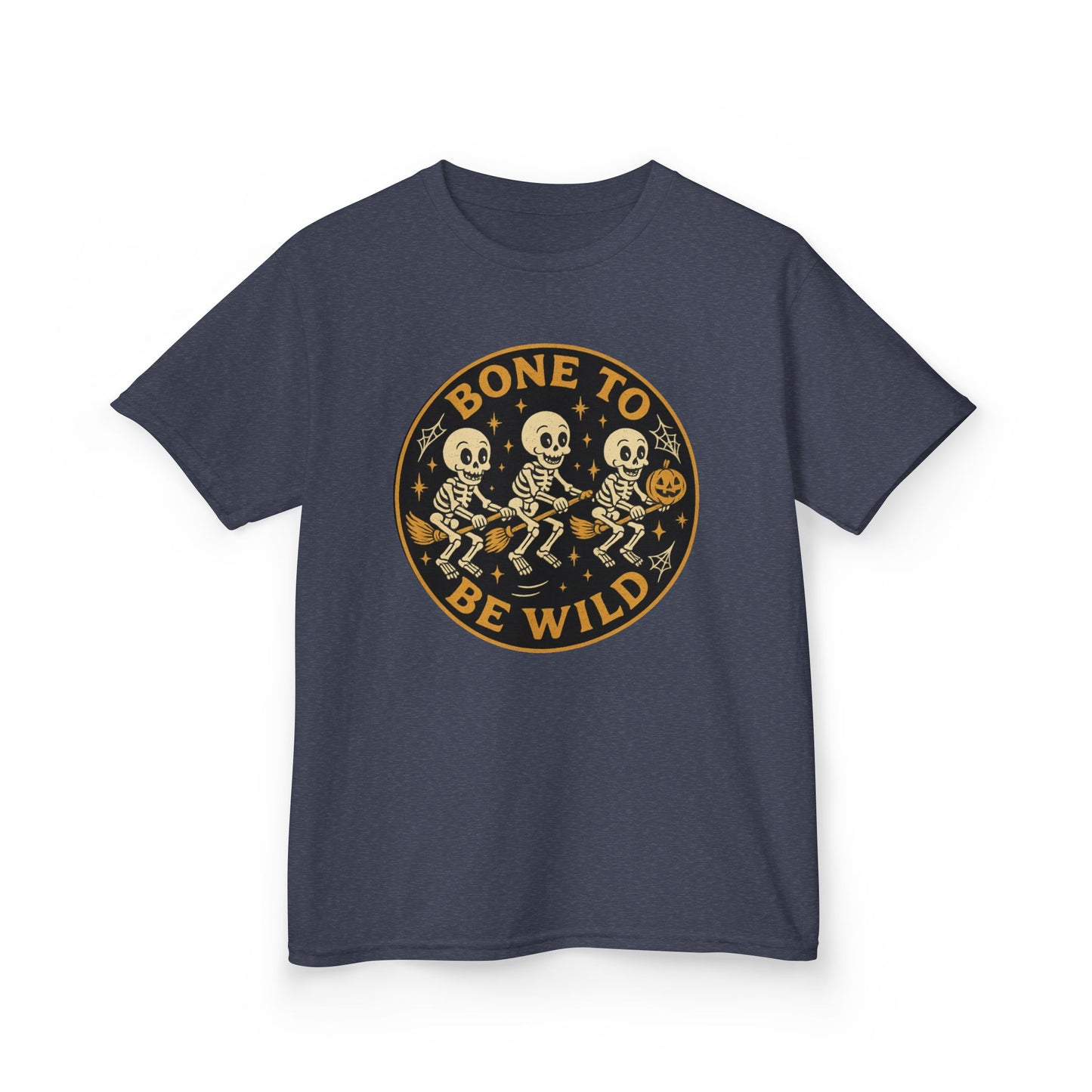 Kids Halloween Skeleton Tee - Bone to Be Wild, Fun T-Shirt for Kids, Halloween Costume Top, Spooky Party Wear, Kids Gift