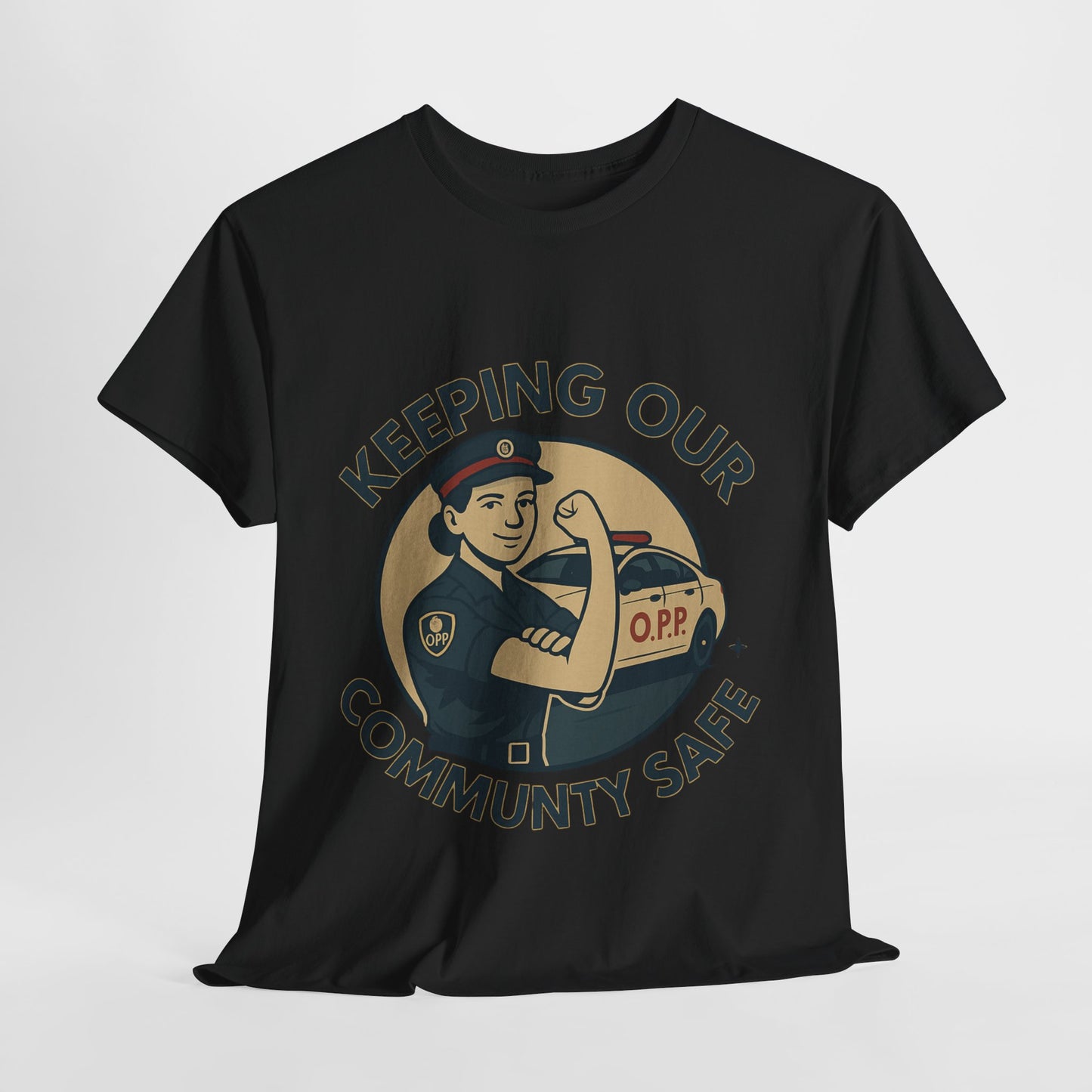 OPP female ,Community Safety Tee - Support Local Heroes, Unisex Heavy Cotton Tee, Police Officer T-Shirt, First Responder Apparel, Gift for Law [...]
