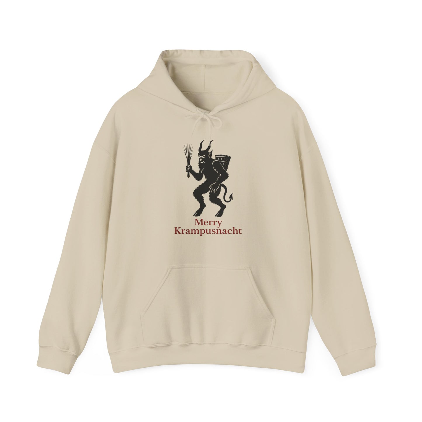 Merry Krampusnacht , Dark Holiday Unisex Hoodie