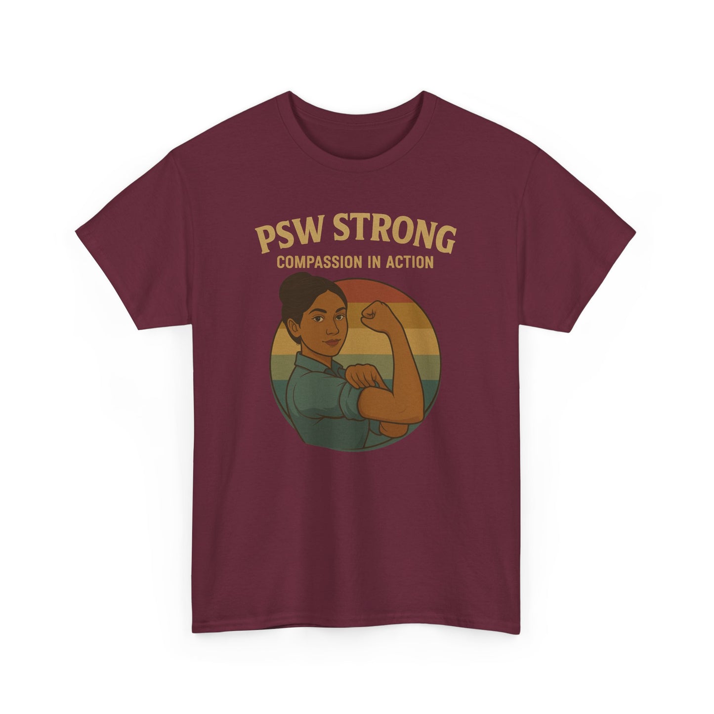 PSW Strong Unisex Tee | Compassion in Action Shirt, Motivational Apparel, Gift for Caregivers, Casual Wear, Inspirational Fashion, [...]