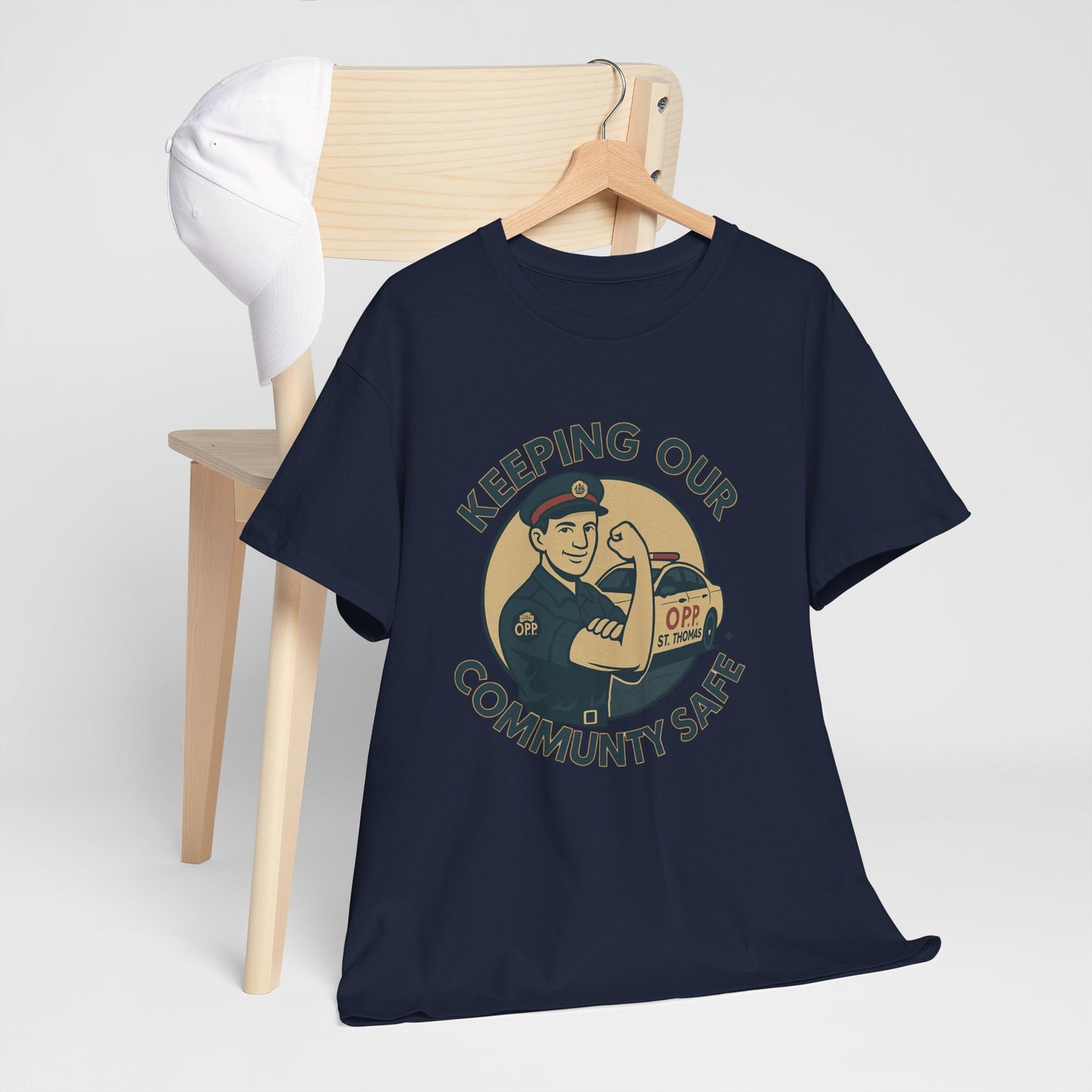 St. Thomas OPP ,Community Safety Unisex Heavy Cotton Tee, Casual Wear, Gift for Safety Advocates, Community Event Shirt, Fundraiser Apparel, Everyday [...]
