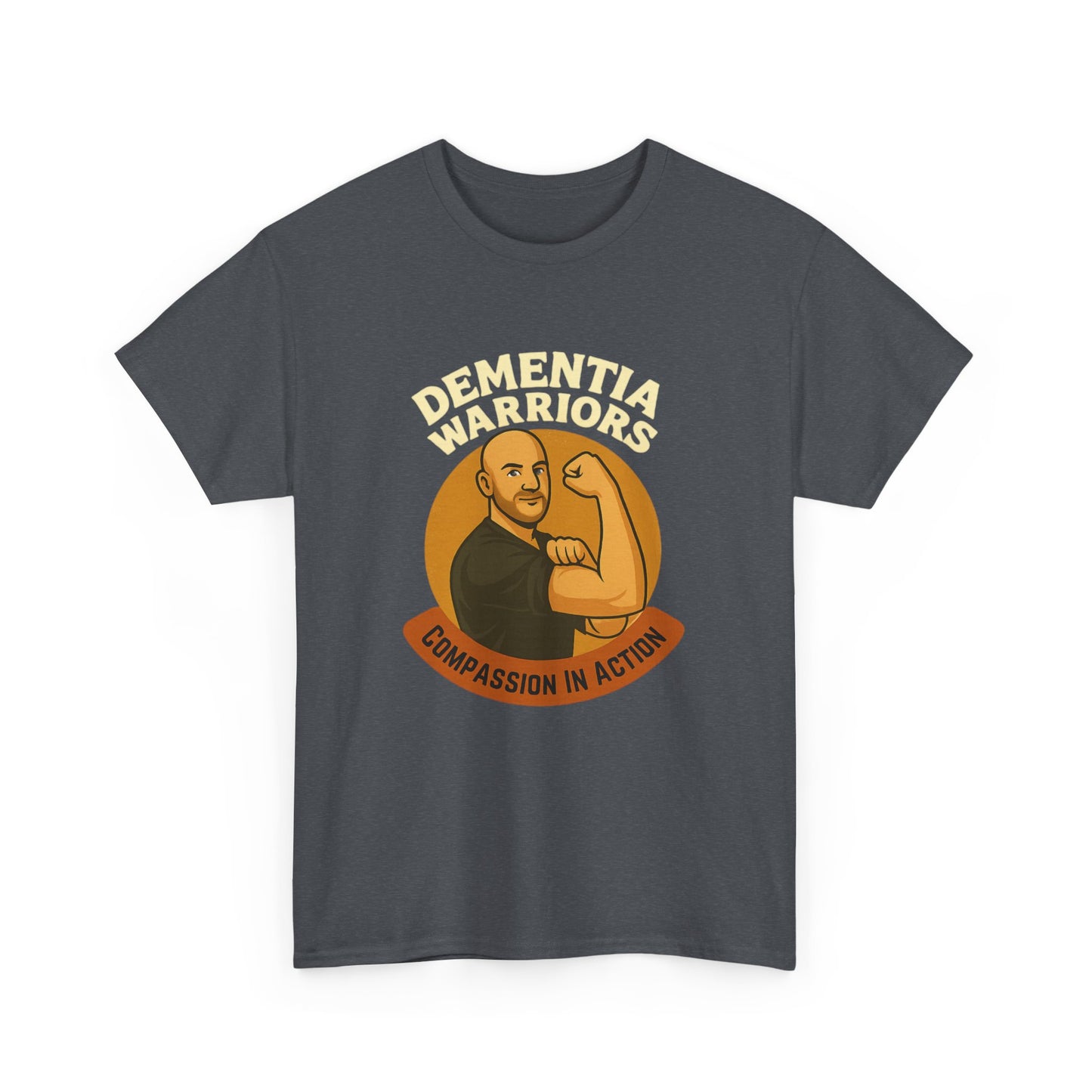 Dementia Warriors Unisex Tee, Compassion in Action Shirt, Male Nursing Gift, Moonwoven by Luna Design, Care Givers Collection