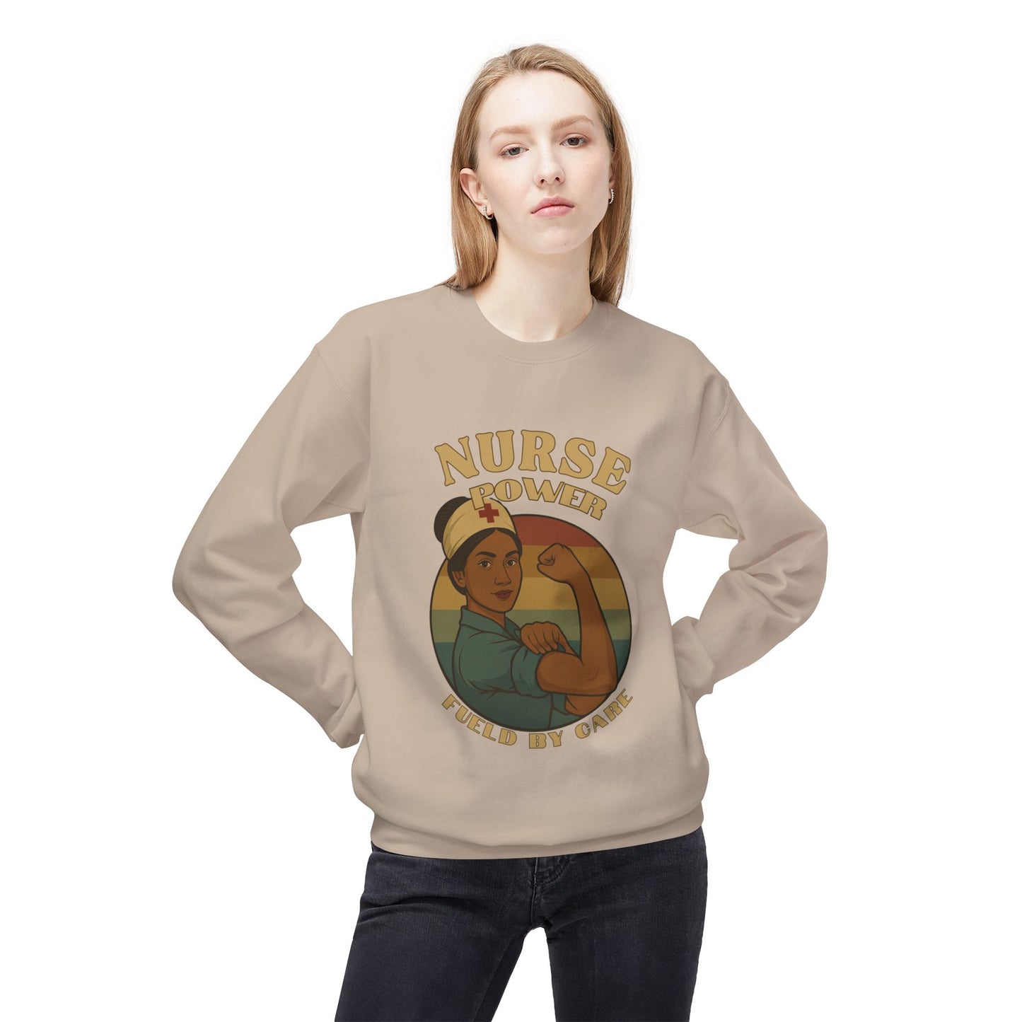 Nurse Power Sweatshirt - Celebrate Caregivers, Inspirational Gift for Nurses, Healthcare Worker Apparel, Cute Nurse Sweatshirt, Gift [...]