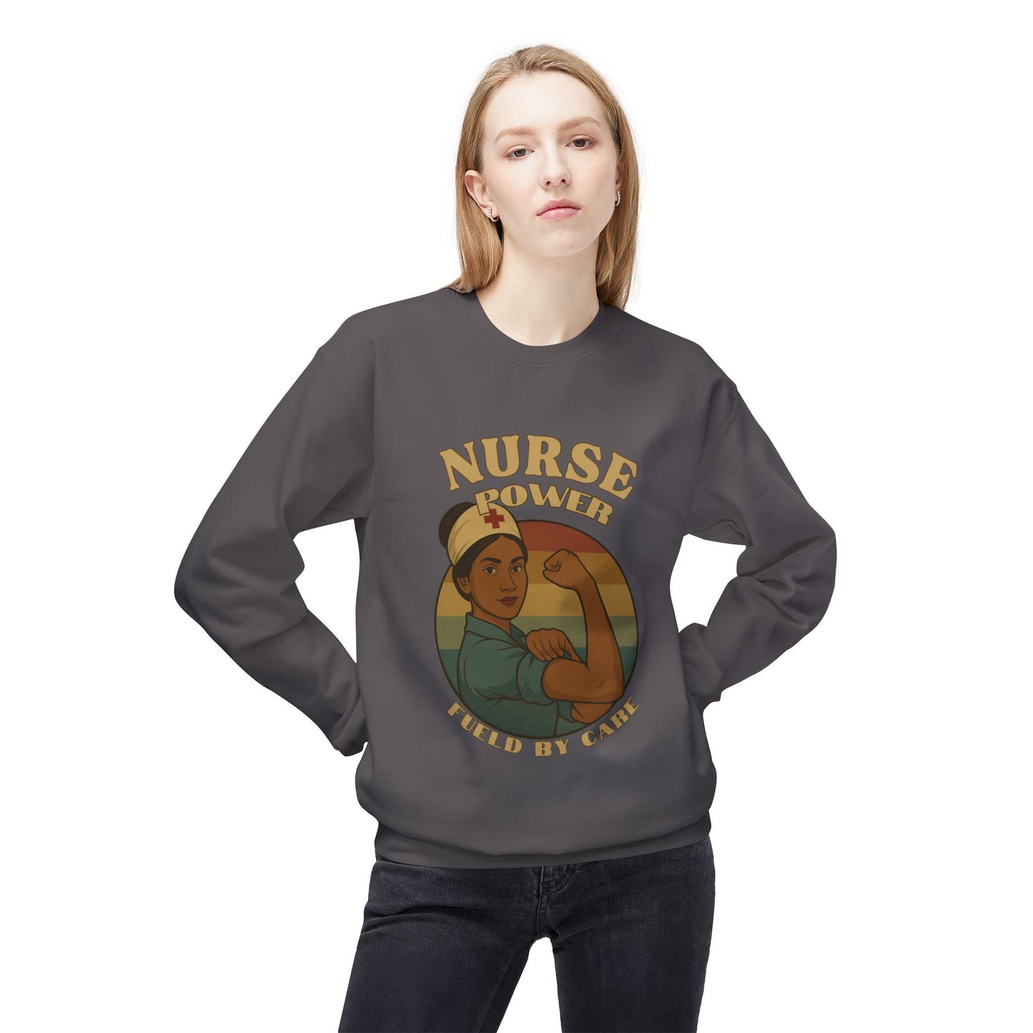 Nurse Power Sweatshirt - Celebrate Caregivers, Inspirational Gift for Nurses, Healthcare Worker Apparel, Cute Nurse Sweatshirt, Gift [...]