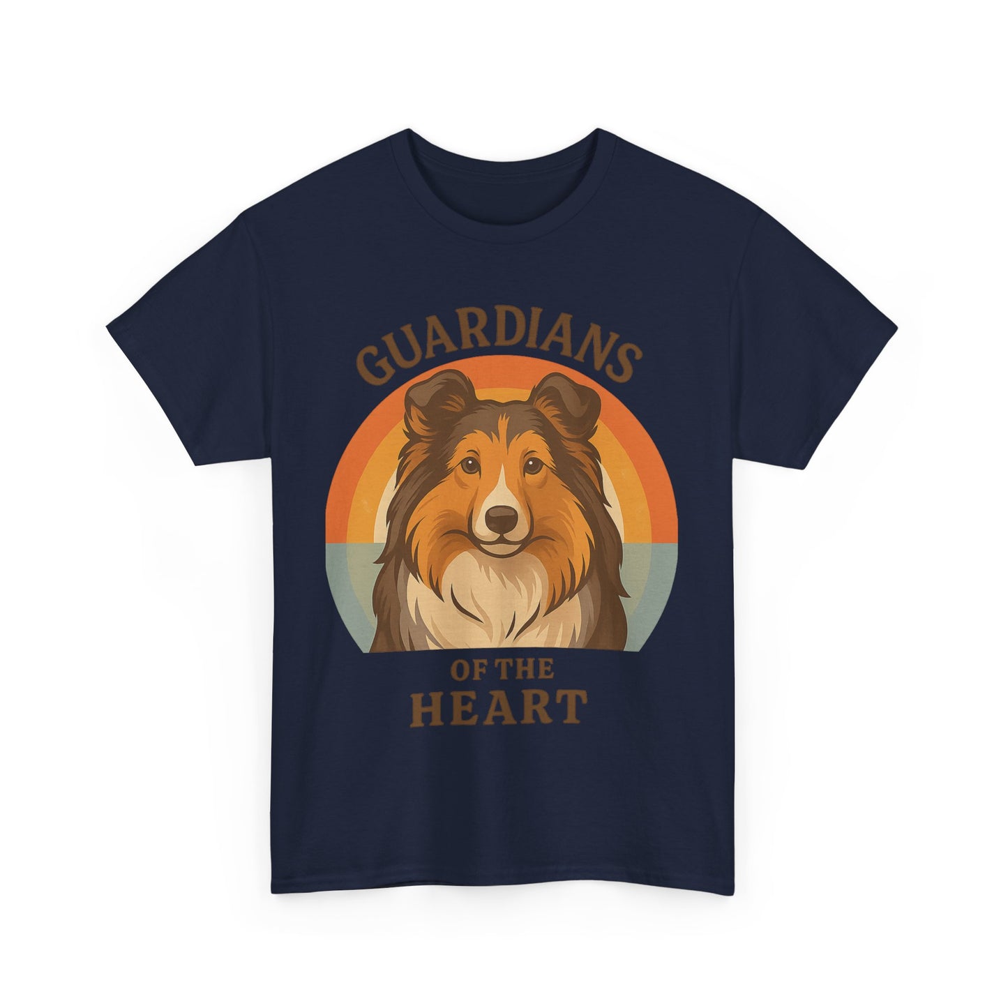 Sheltie Lovers Cotton Tee, Pet Owner Gift Shirt, Cute Animal Tee, Dog Lover Apparel, Funny Pet T-Shirt, Guardians of the Heart Design