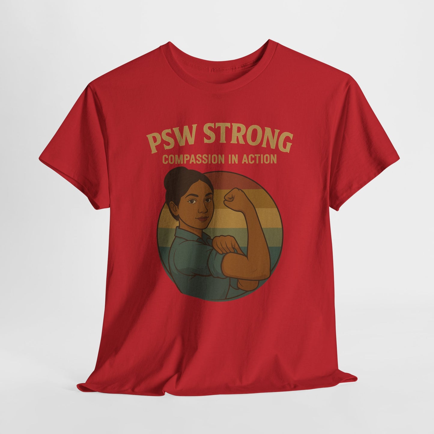 PSW Strong Unisex Tee | Compassion in Action Shirt, Motivational Apparel, Gift for Caregivers, Casual Wear, Inspirational Fashion, [...]