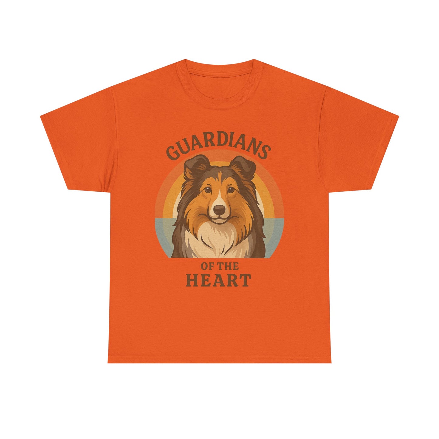 Sheltie Lovers Cotton Tee, Pet Owner Gift Shirt, Cute Animal Tee, Dog Lover Apparel, Funny Pet T-Shirt, Guardians of the Heart Design