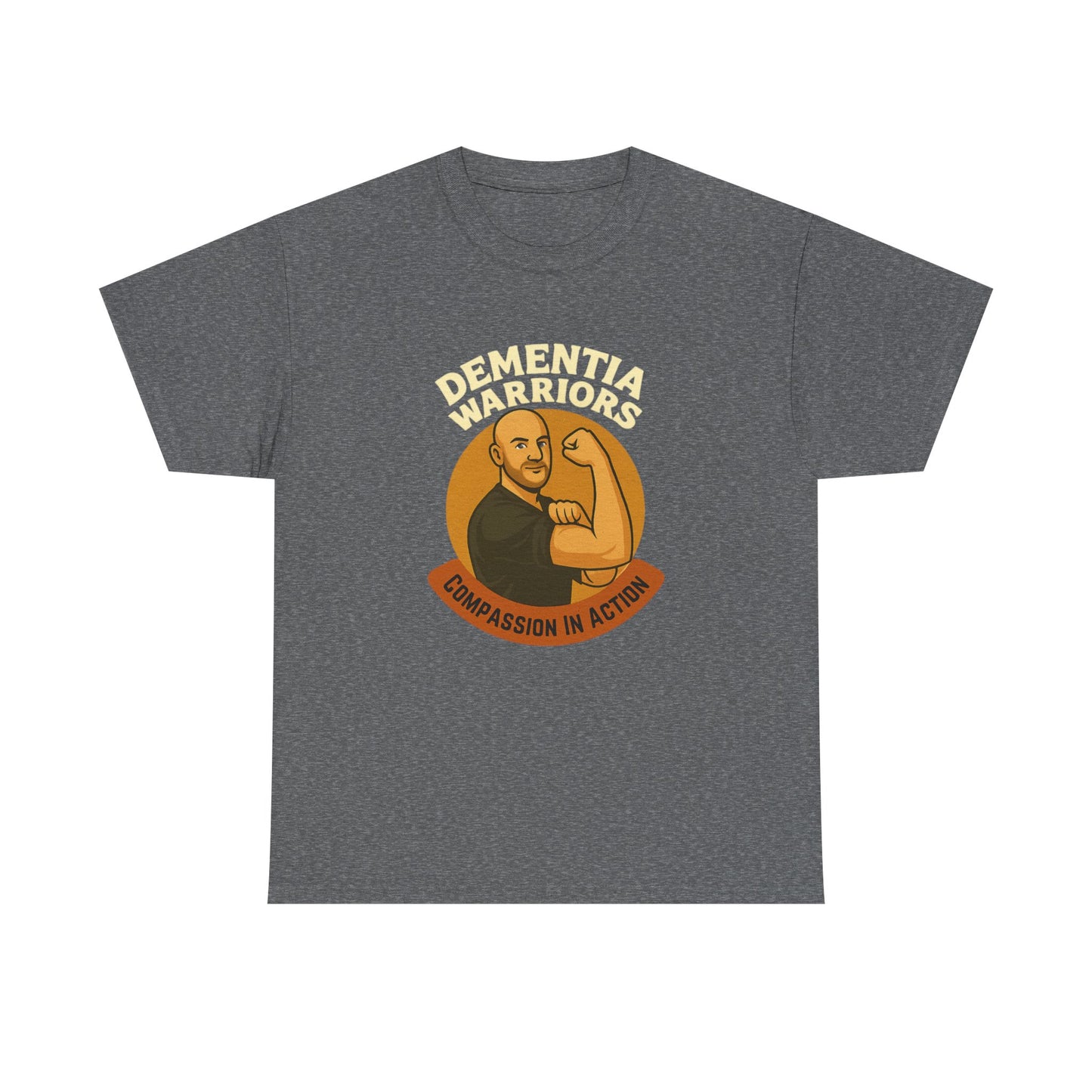 Dementia Warriors Unisex Tee, Compassion in Action Shirt, Male Nursing Gift, Moonwoven by Luna Design, Care Givers Collection
