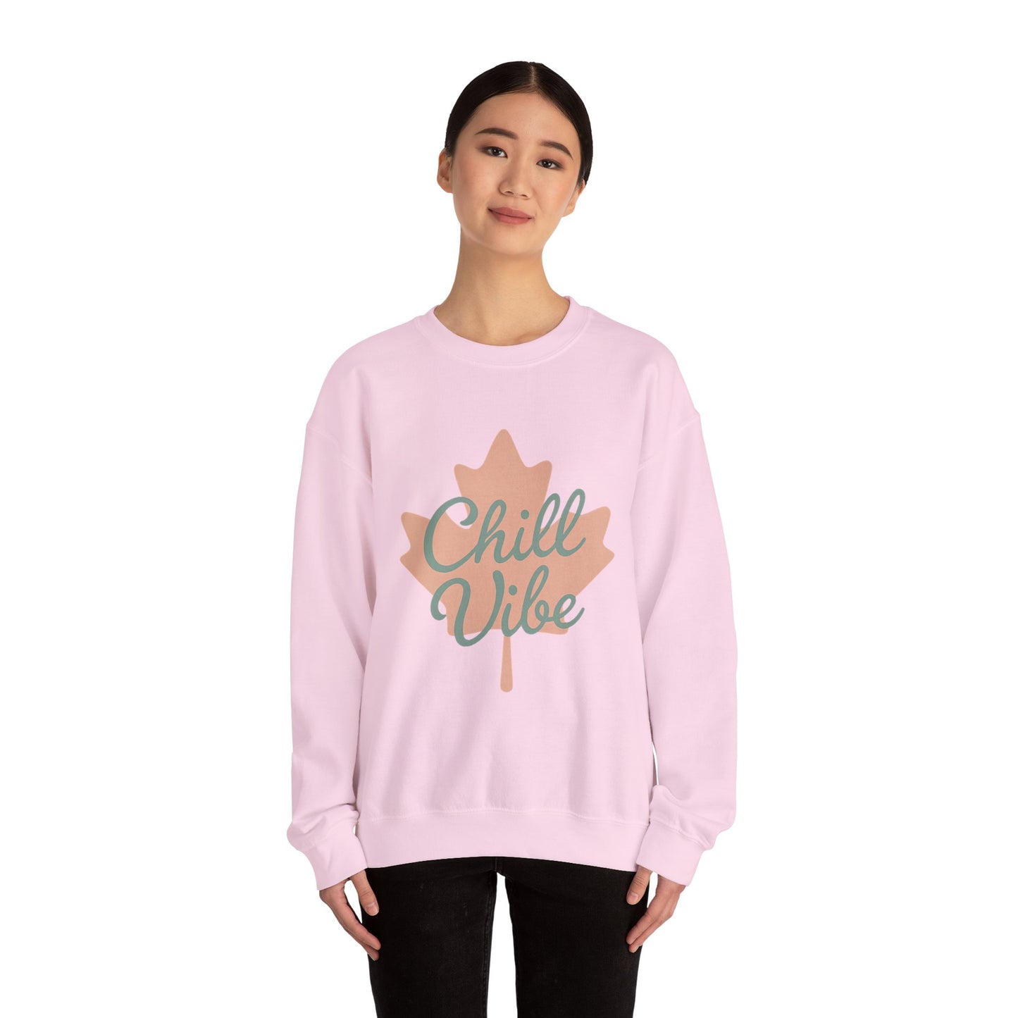 Chill Vibe Crewneck Sweatshirt, Moonwoven by Luna, Chill Canadian Collection, Cozy Jumper, Relaxation Top, Winter Sweater, Lounge Sweatshirt