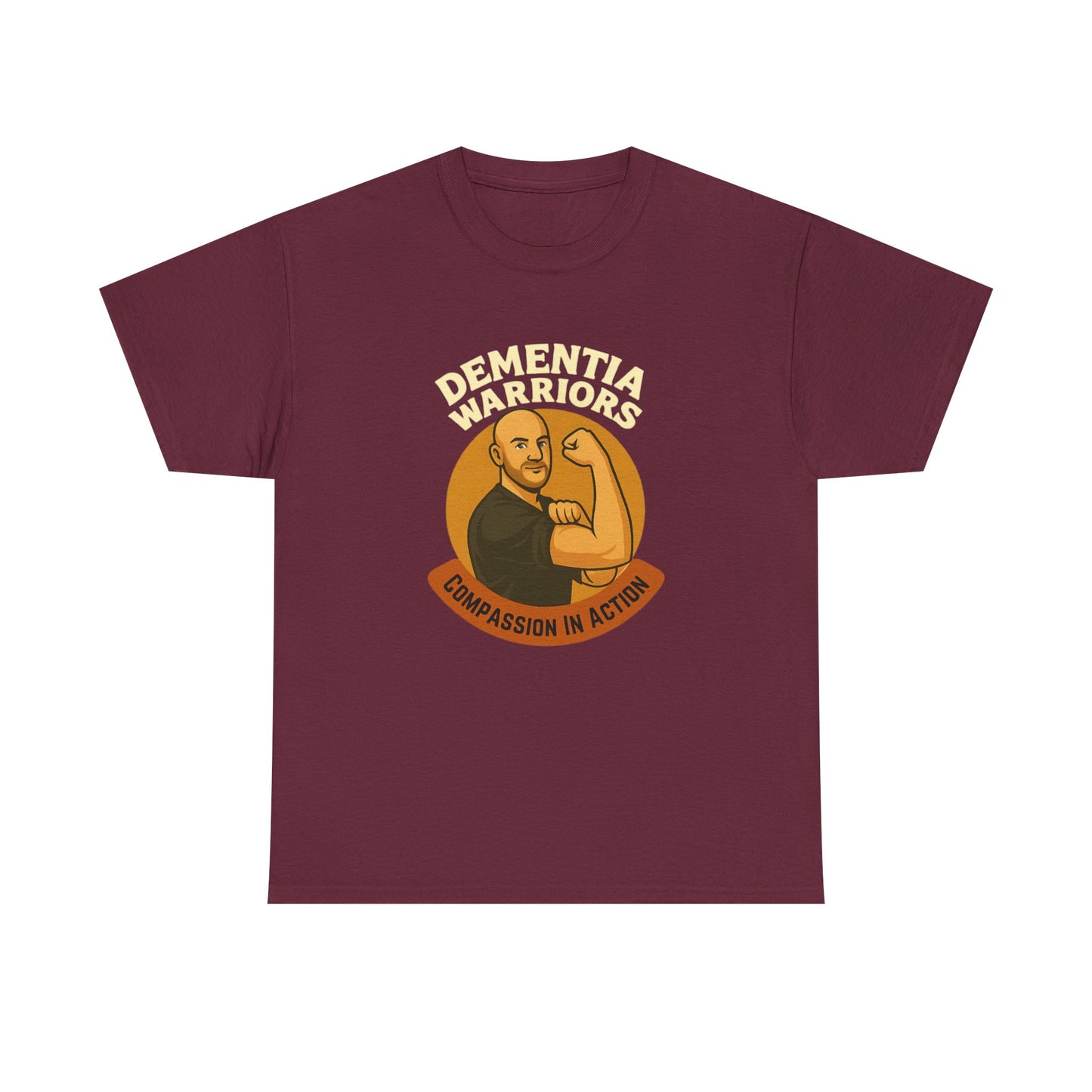 Dementia Warriors Unisex Tee, Compassion in Action Shirt, Male Nursing Gift, Moonwoven by Luna Design, Care Givers Collection