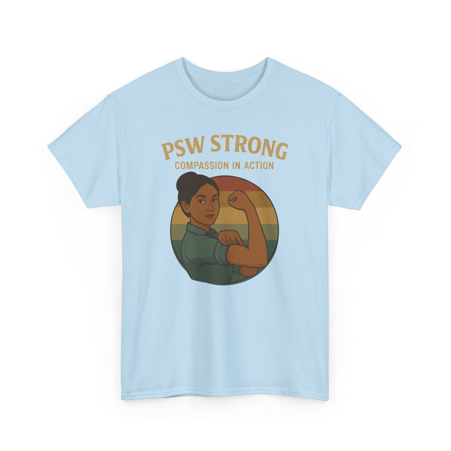 PSW Strong Unisex Tee | Compassion in Action Shirt, Motivational Apparel, Gift for Caregivers, Casual Wear, Inspirational Fashion, [...]