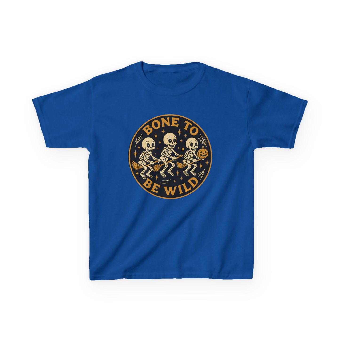 Kids Halloween Skeleton Tee - Bone to Be Wild, Fun T-Shirt for Kids, Halloween Costume Top, Spooky Party Wear, Kids Gift