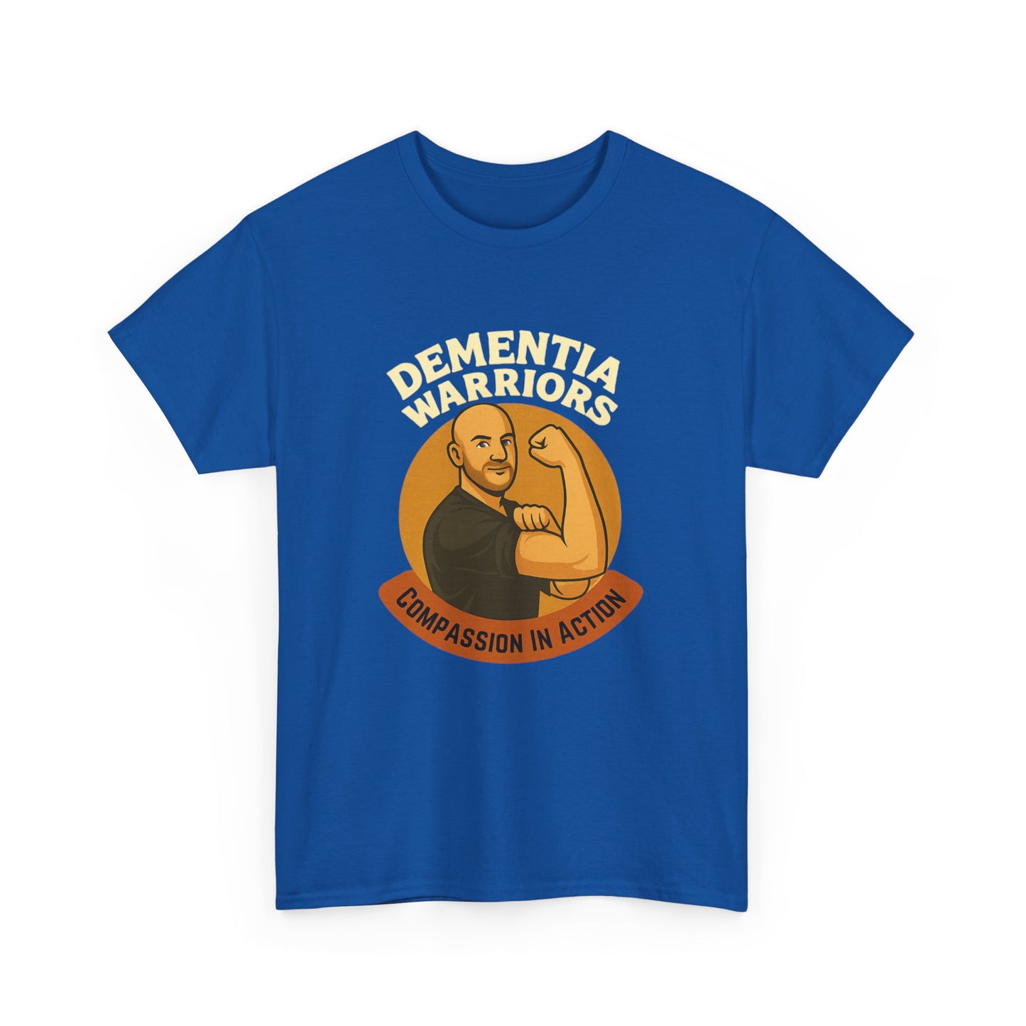 Dementia Warriors Unisex Tee, Compassion in Action Shirt, Male Nursing Gift, Moonwoven by Luna Design, Care Givers Collection