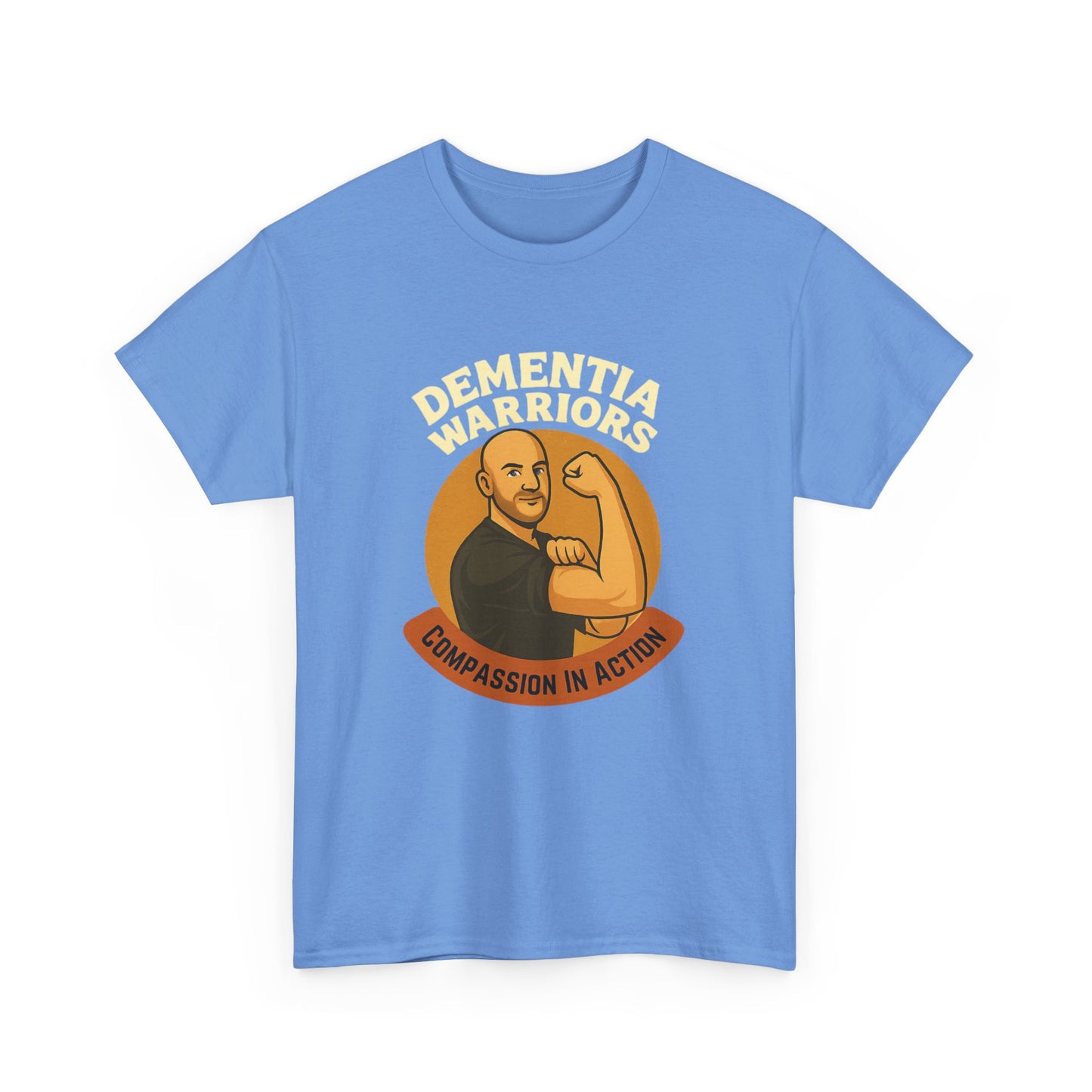 Dementia Warriors Unisex Tee, Compassion in Action Shirt, Male Nursing Gift, Moonwoven by Luna Design, Care Givers Collection