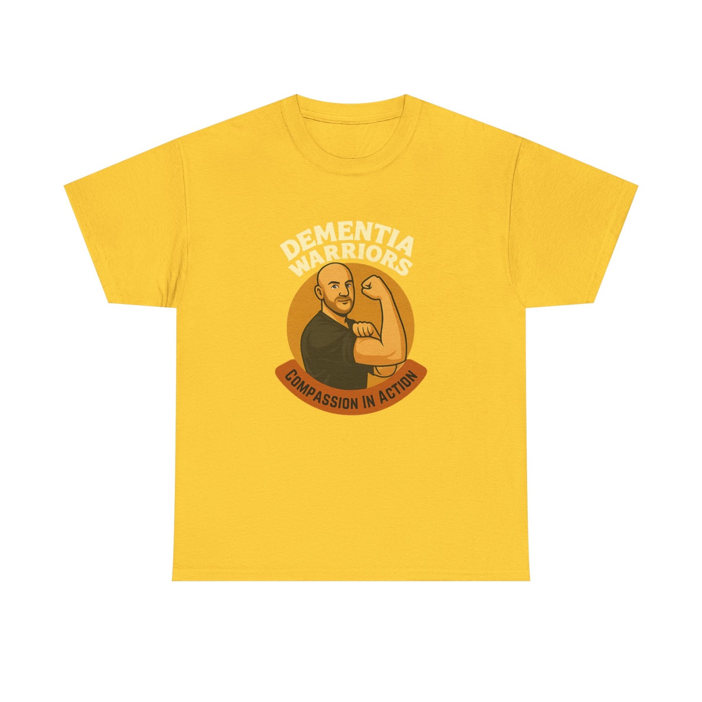 Dementia Warriors Unisex Tee, Compassion in Action Shirt, Male Nursing Gift, Moonwoven by Luna Design, Care Givers Collection